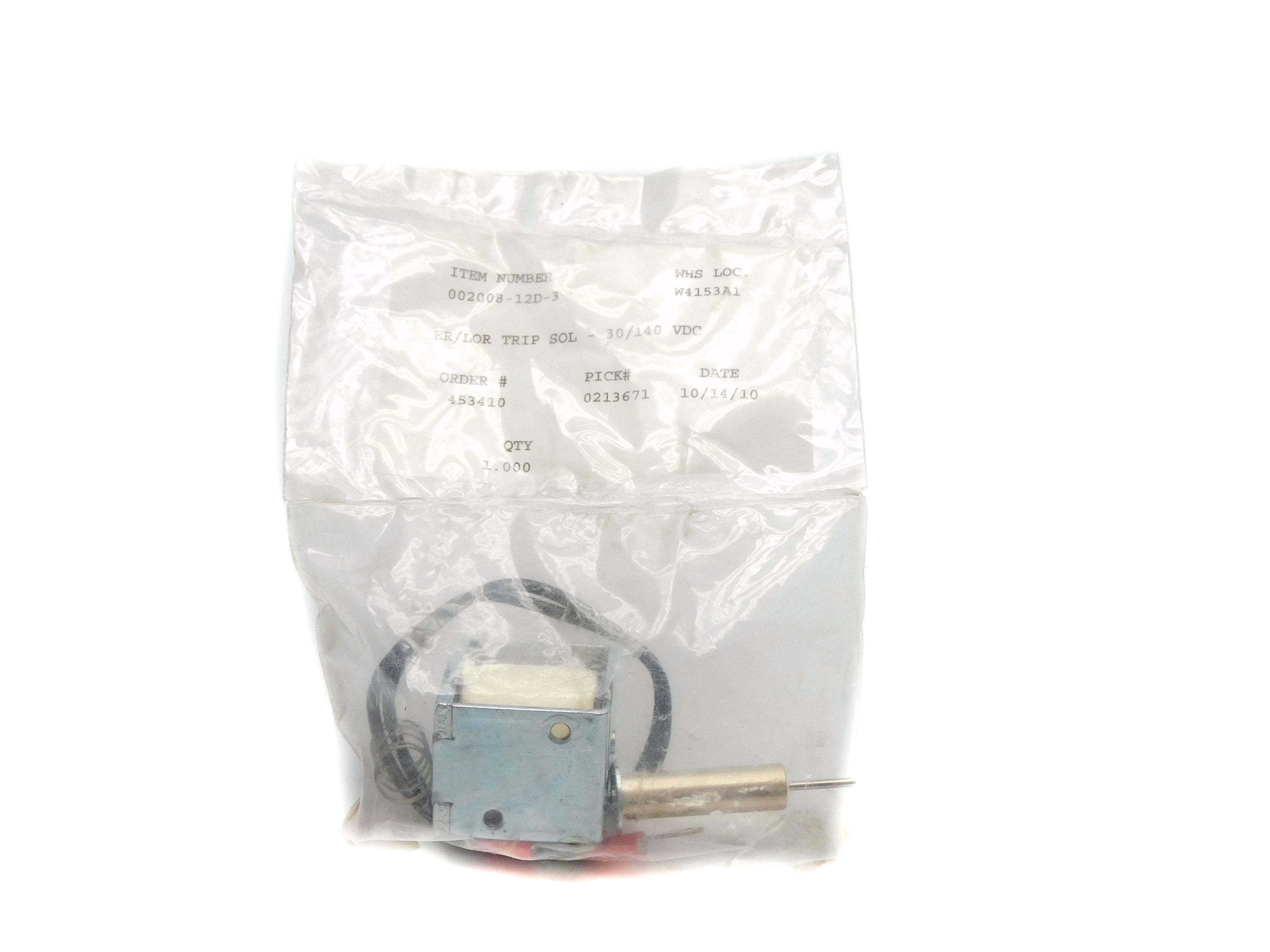 INDUSTRIAL MRO 002008-12D-3 125VDC NSMP