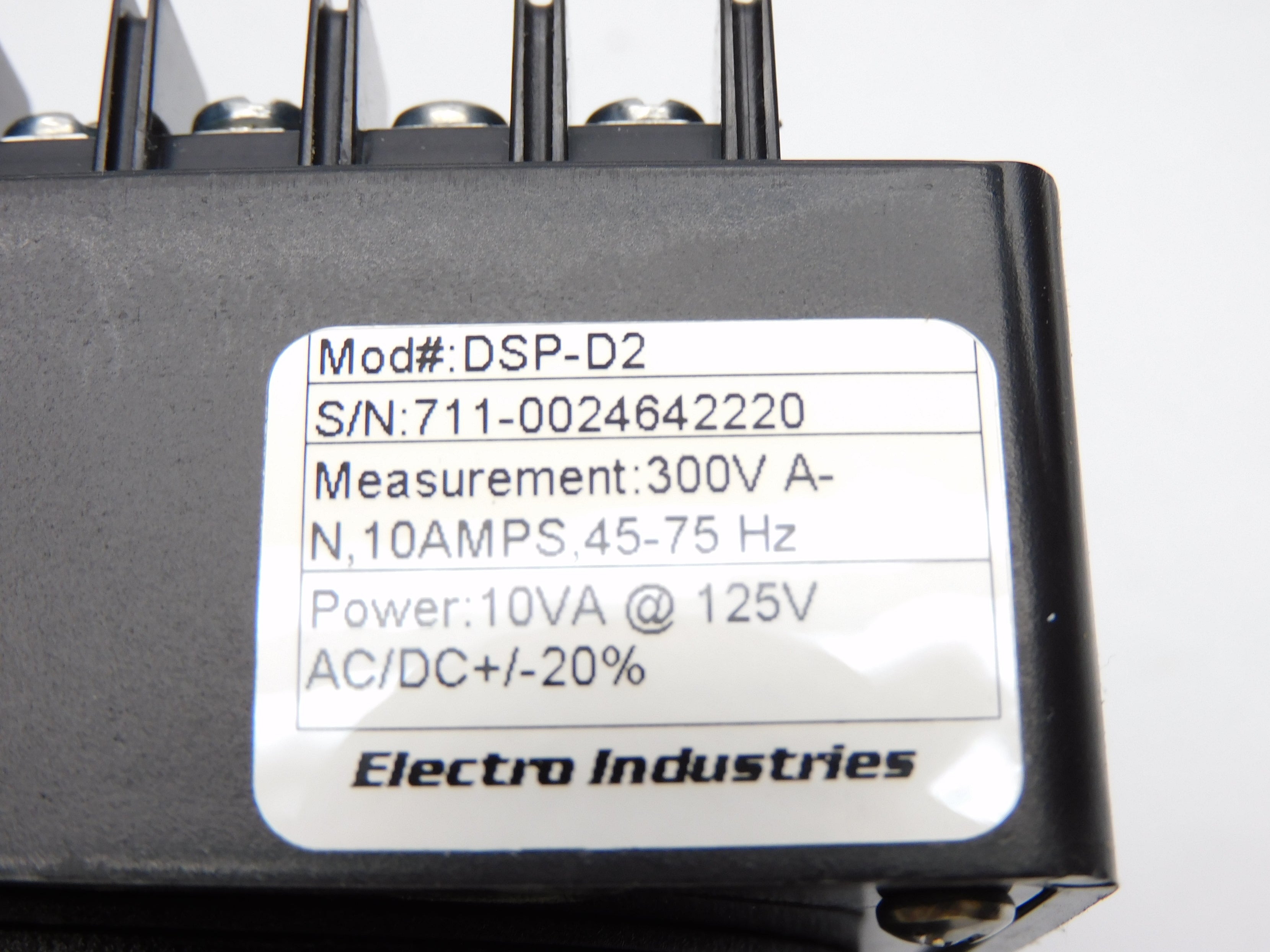 ELECTRO INDUSTRIES 3DAA5-3E-H DSP-D2 10A NSNP