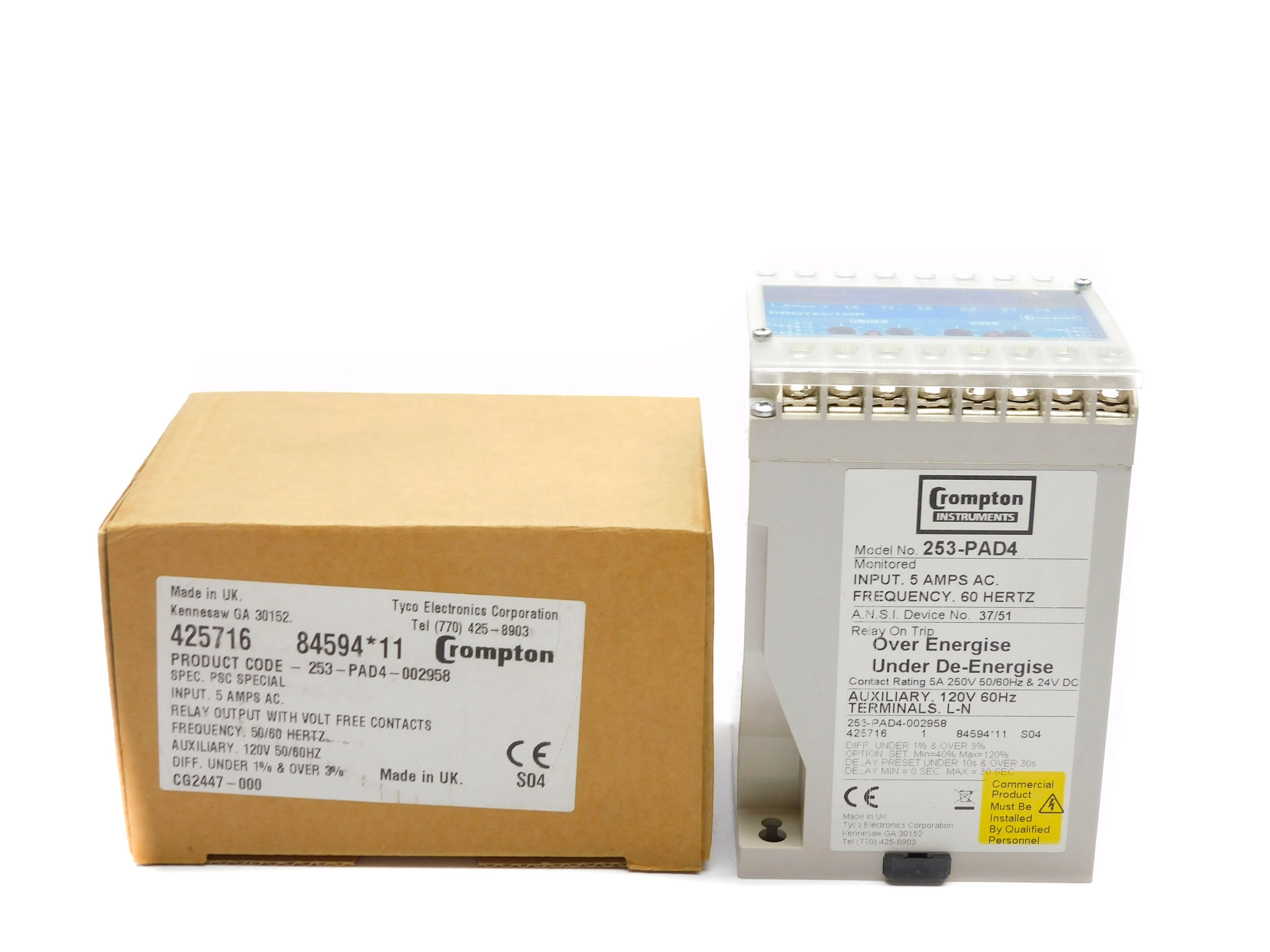 CROMPTON 253-PAD4-002958 120V 5A NSMP