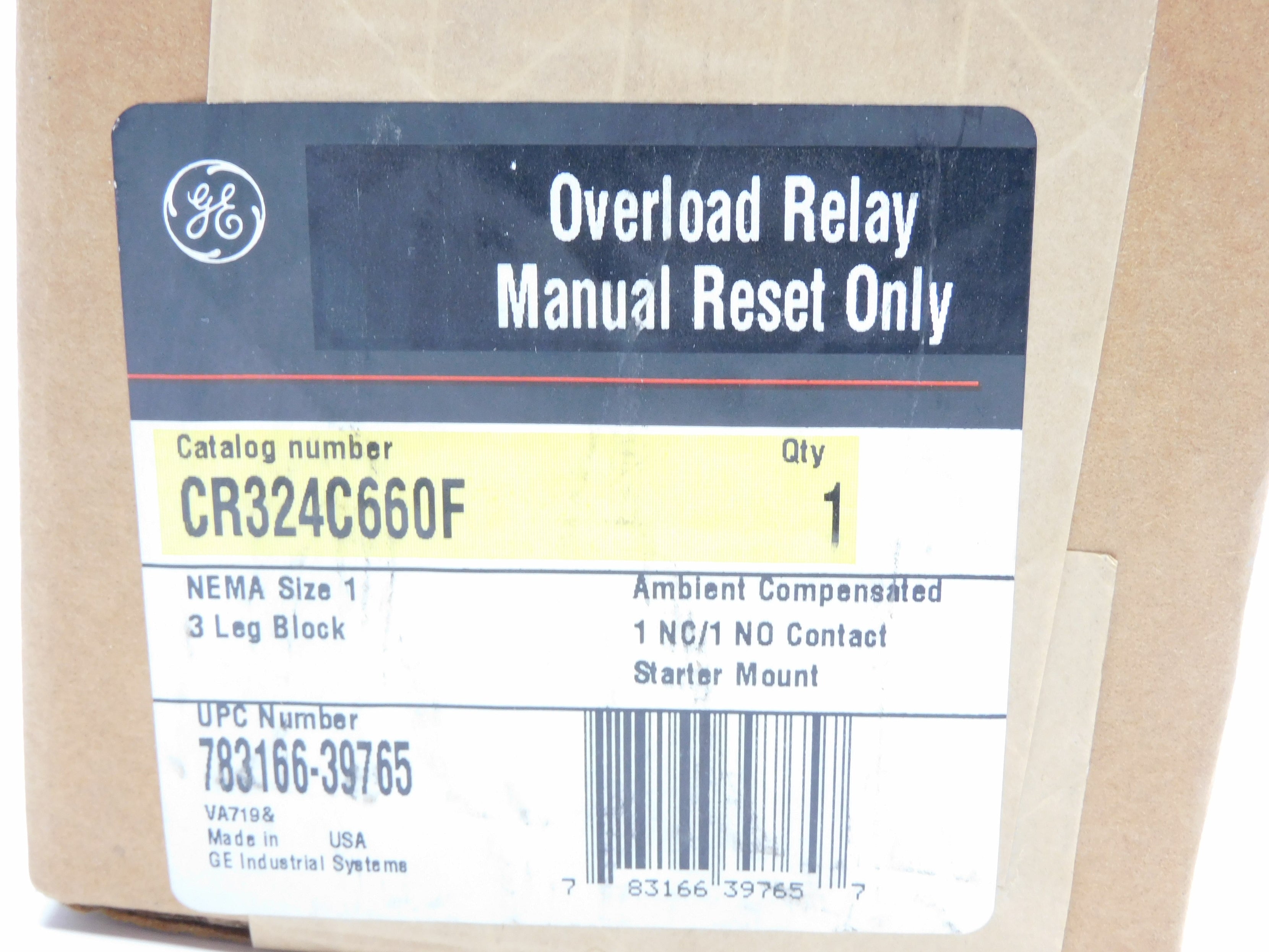 GENERAL ELECTRIC CR324C660F NSFS