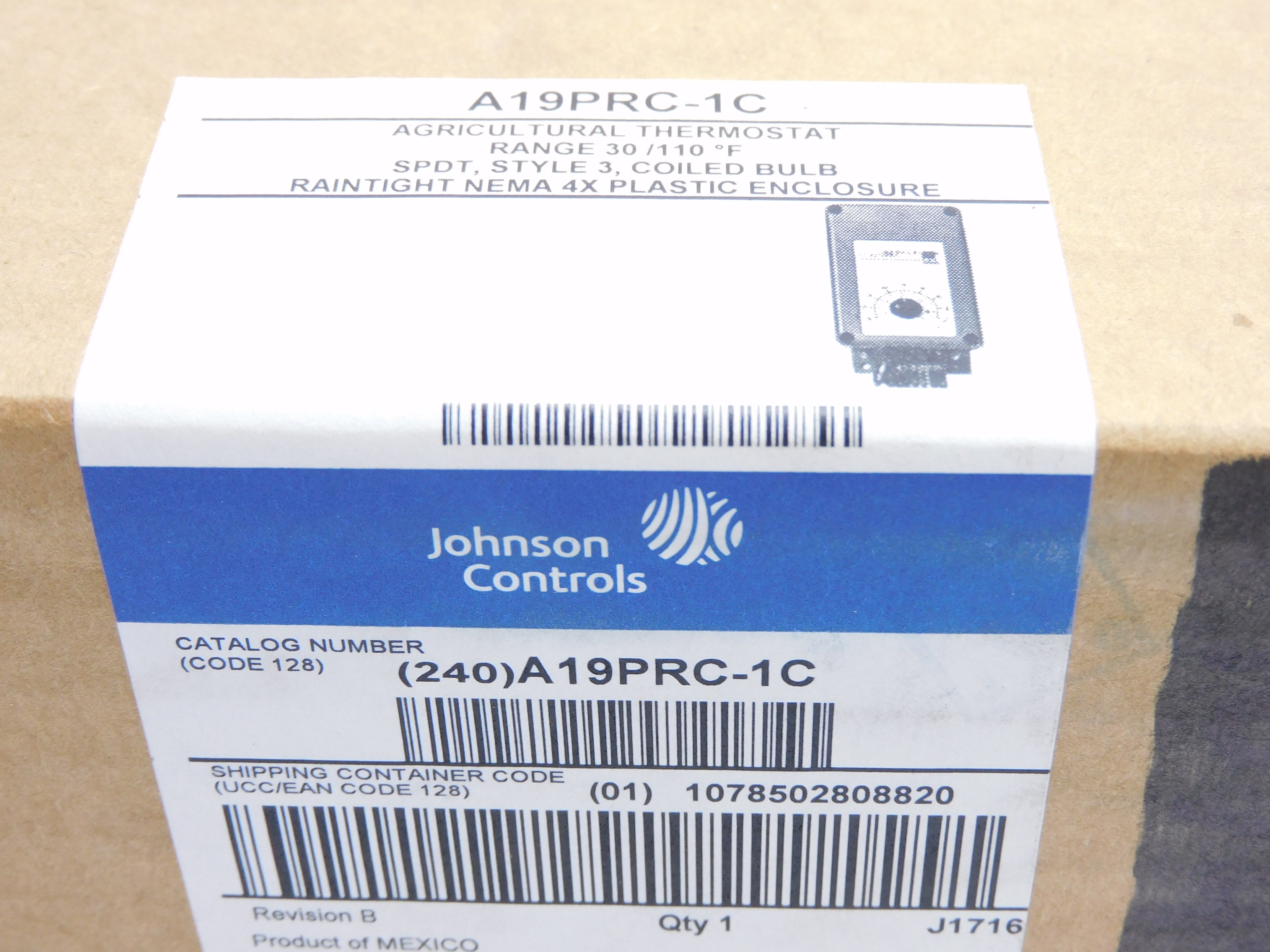 JOHNSON CONTROLS A19PRC-1C NSMP
