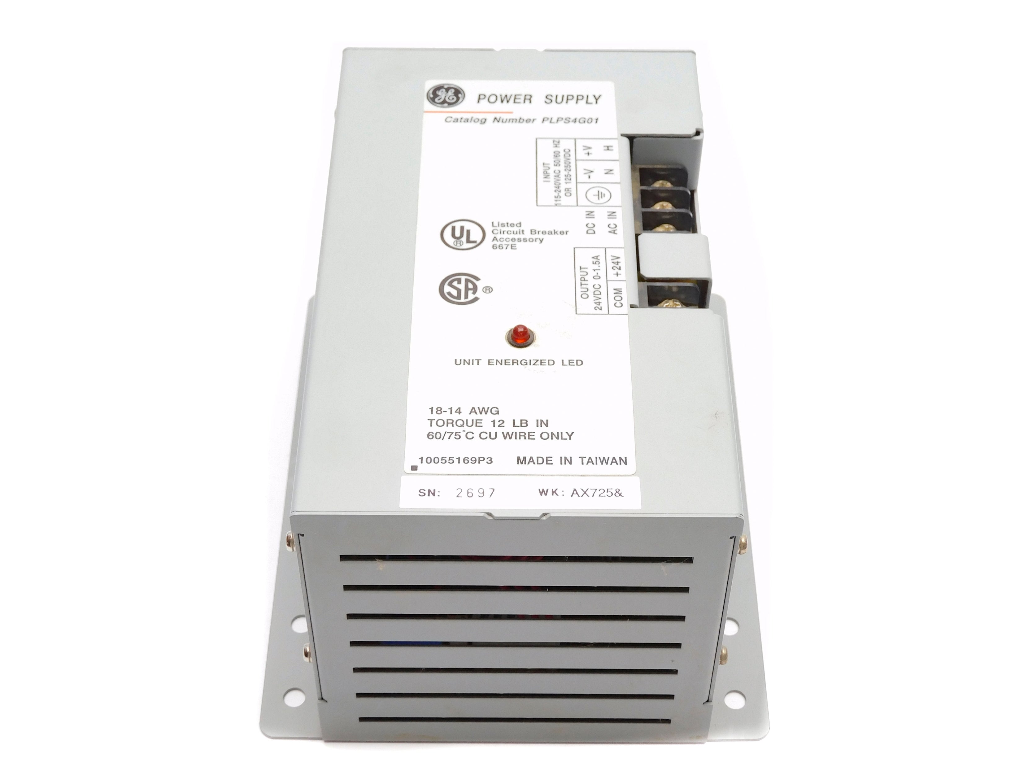 GENERAL ELECTRIC PLPS4G01 NSNP
