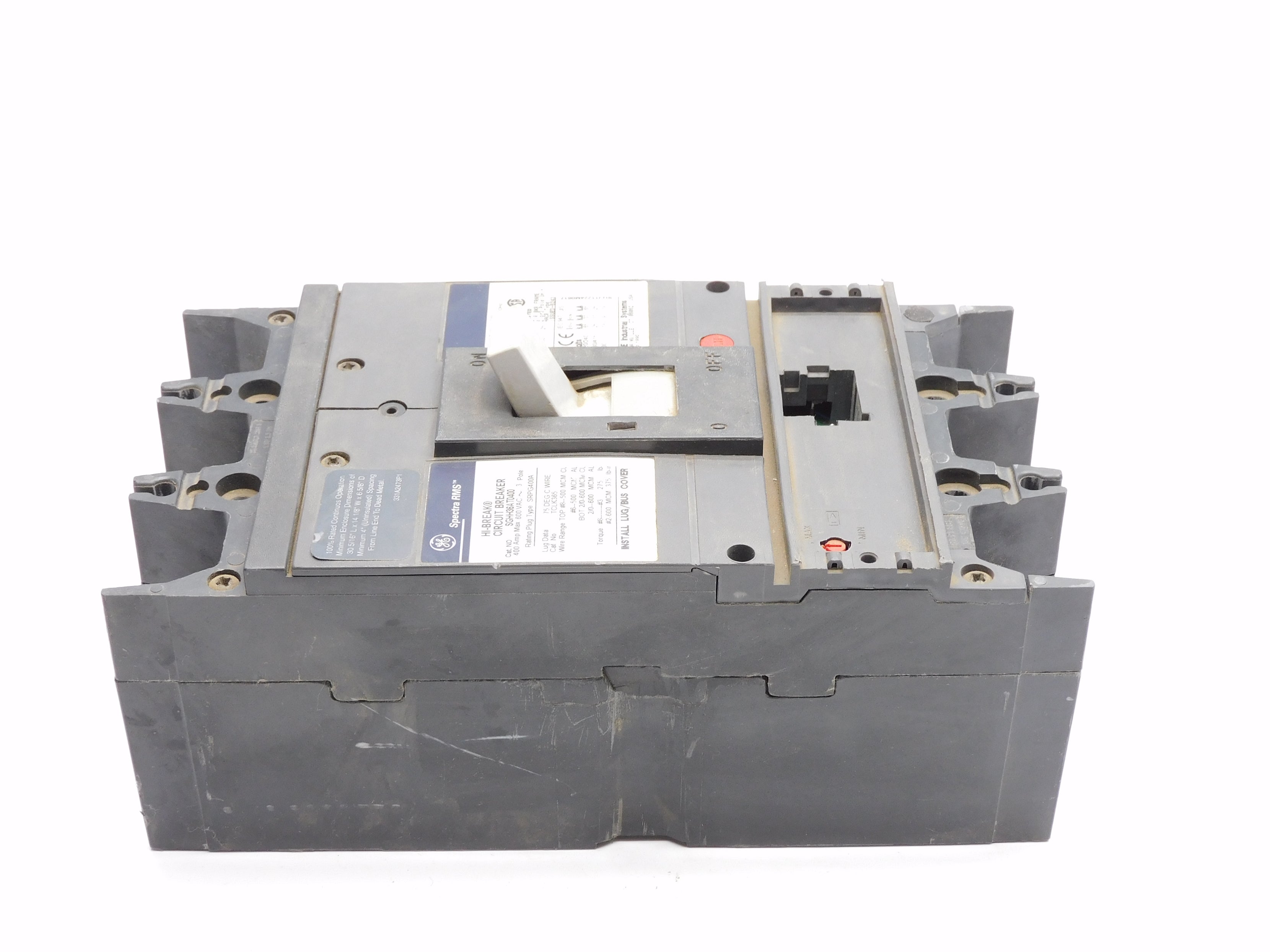 GENERAL ELECTRIC SGHH36AT0400 400A 60VAC UNMP