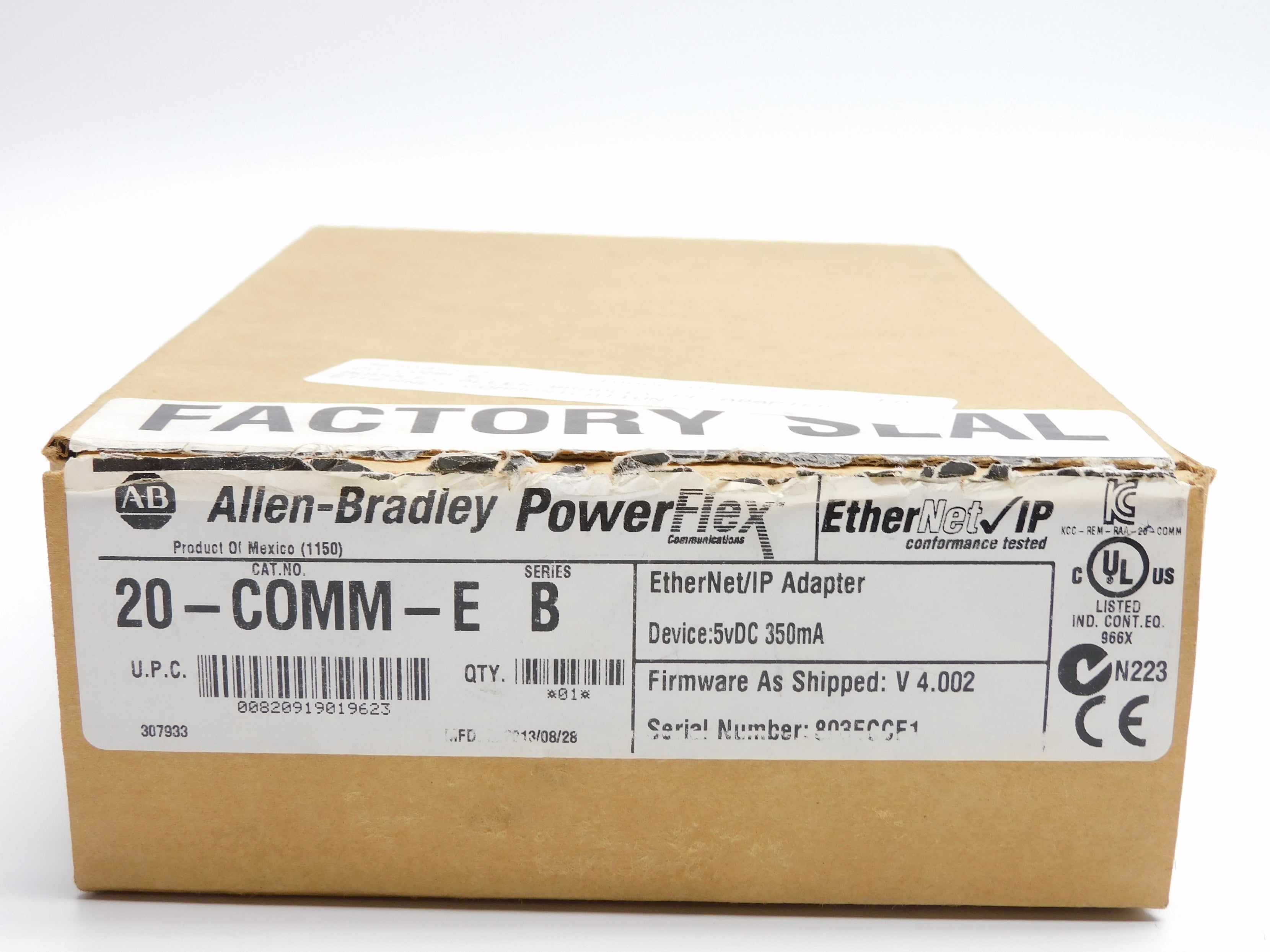 ALLEN BRADLEY 20-COMM-E SER. B F/W 4.002 5VDC NSMP