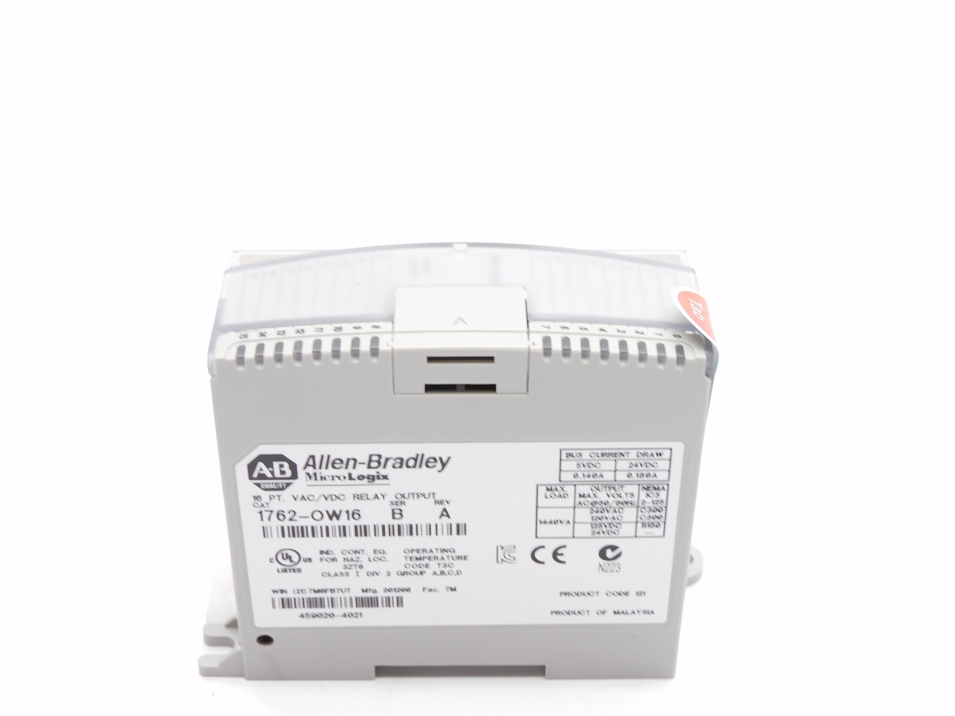 ALLEN BRADLEY 1762-OW16 SER. B (AS PICTURED) NSMP