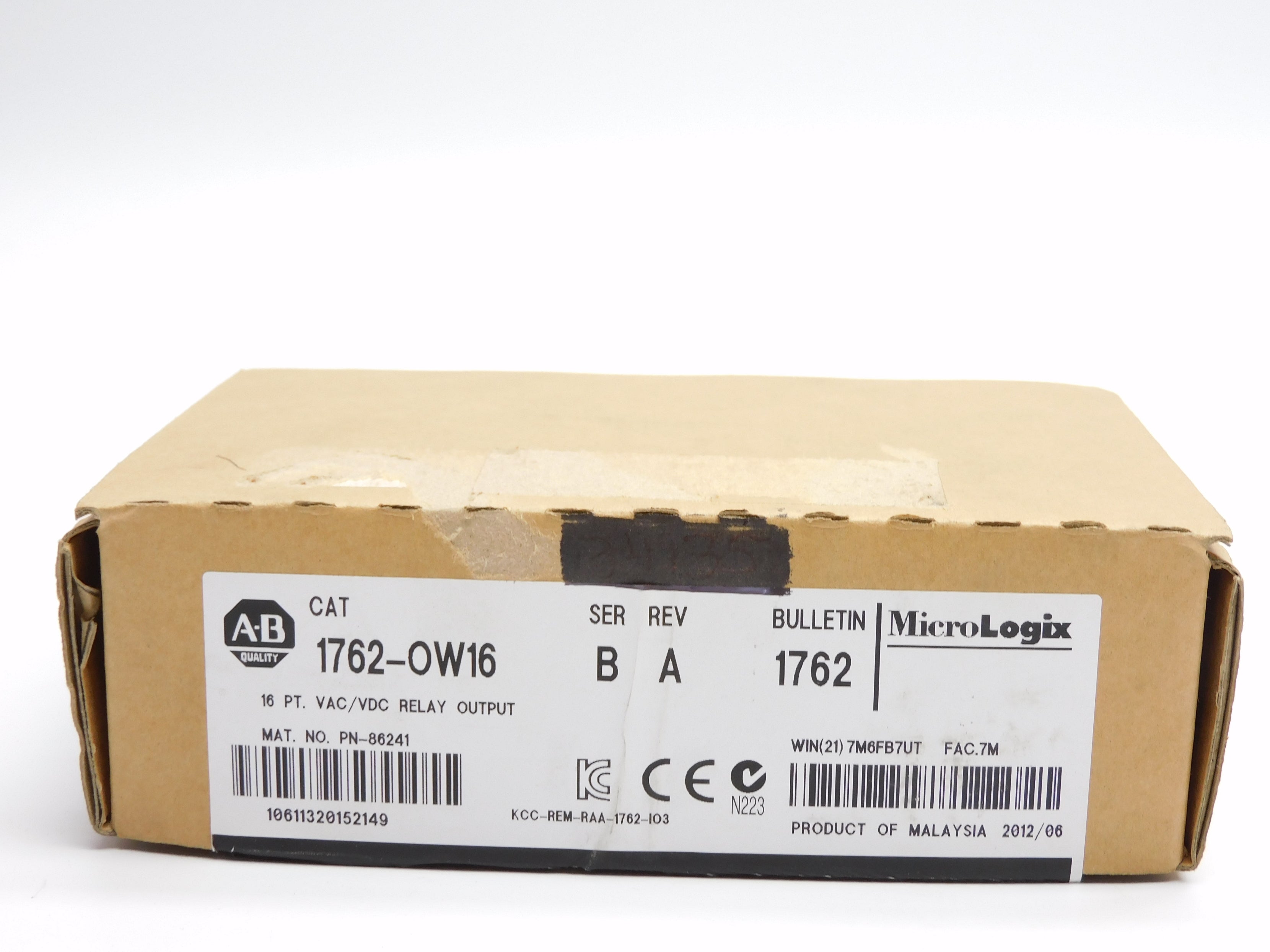 ALLEN BRADLEY 1762-OW16 SER. B (AS PICTURED) NSMP
