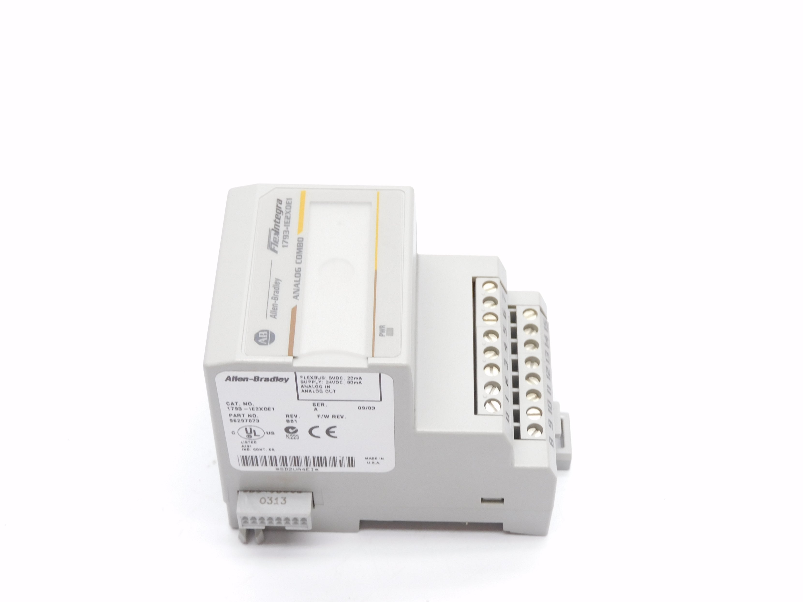 ALLEN BRADLEY 1793-IE2X0E1 SER. A NSMP