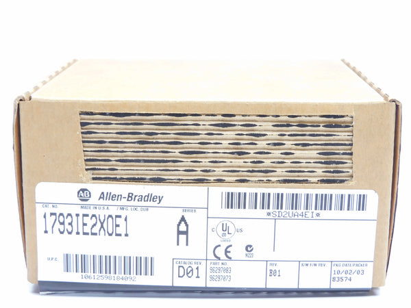 ALLEN BRADLEY 1793-IE2X0E1 SER. A NSMP