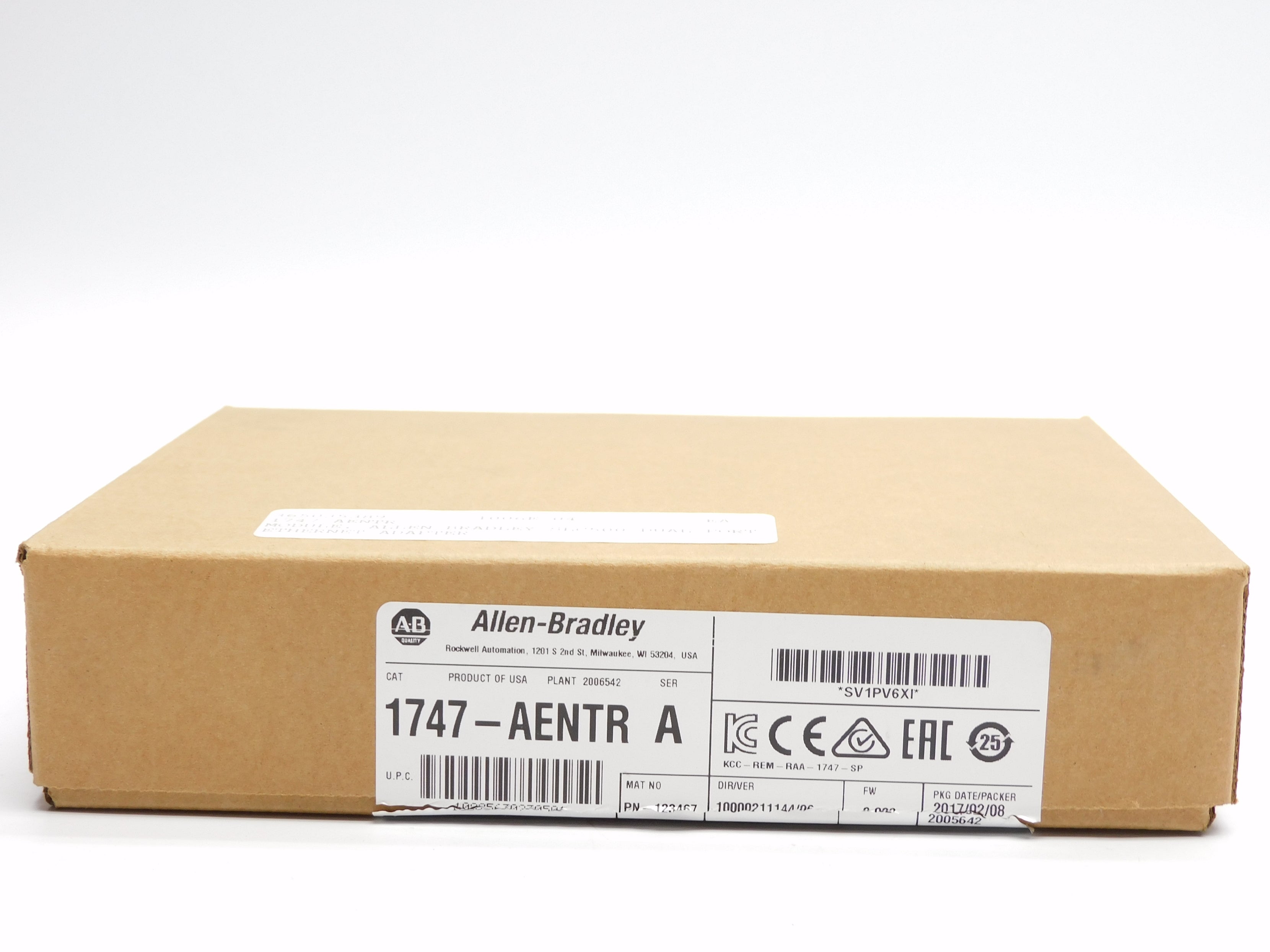 ALLEN BRADLEY 1747-AENTR SER. A F/W 2.002 NSMP