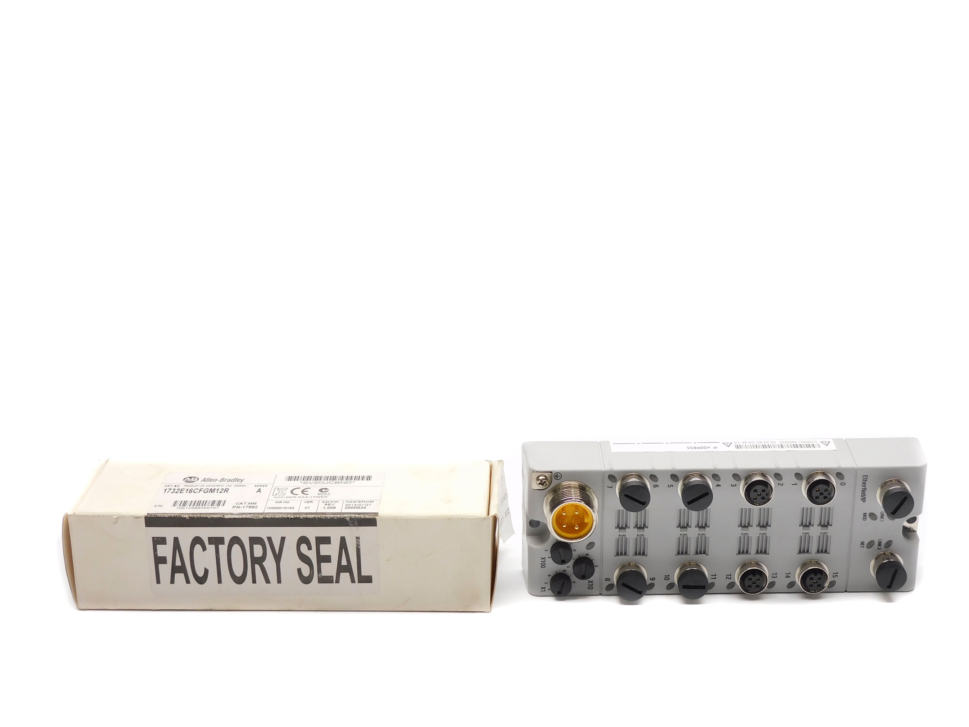 ALLEN BRADLEY 1732-E16CFGM12R SER. A F/W 1.008 NSMP