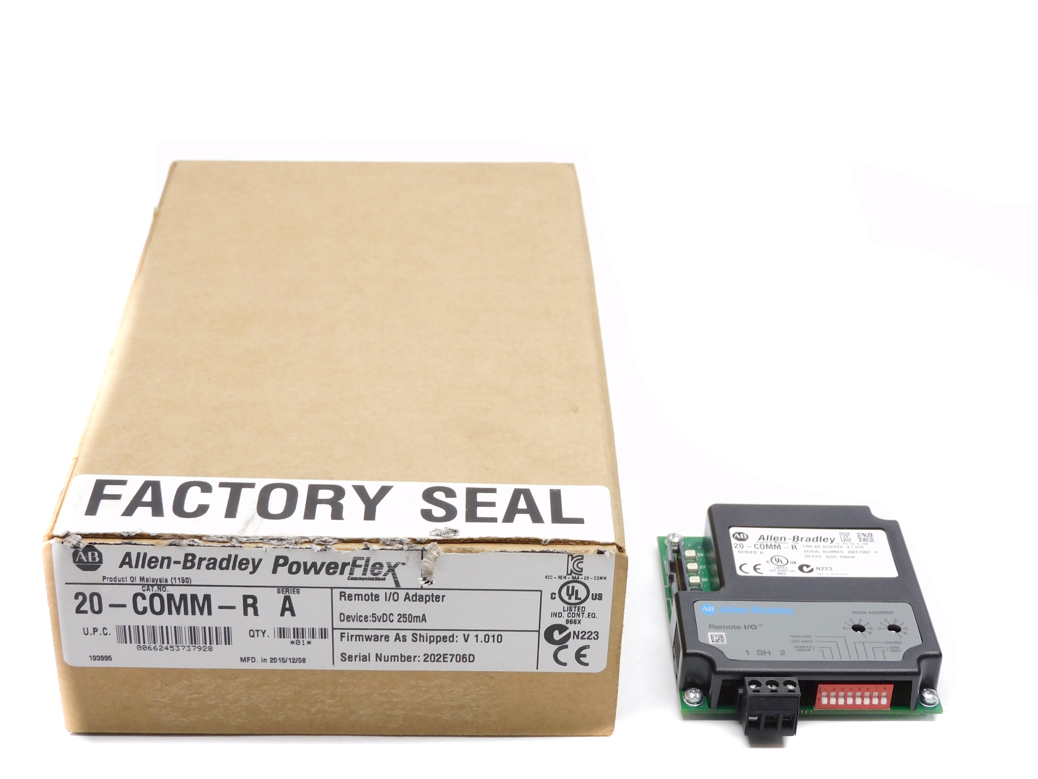 ALLEN BRADLEY 20-COMM-R SER. A F/W V1.010 5VDC NSMP