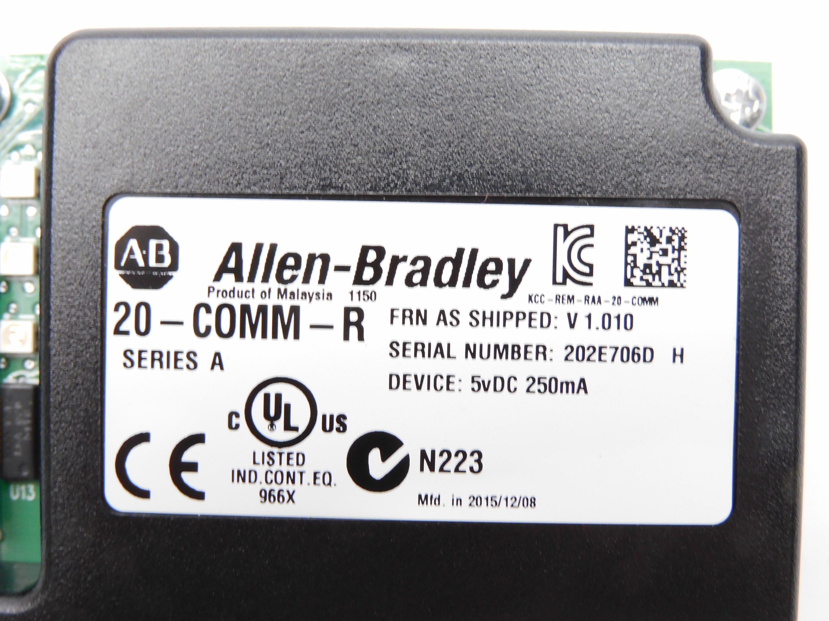 ALLEN BRADLEY 20-COMM-R SER. A F/W V1.010 5VDC NSMP
