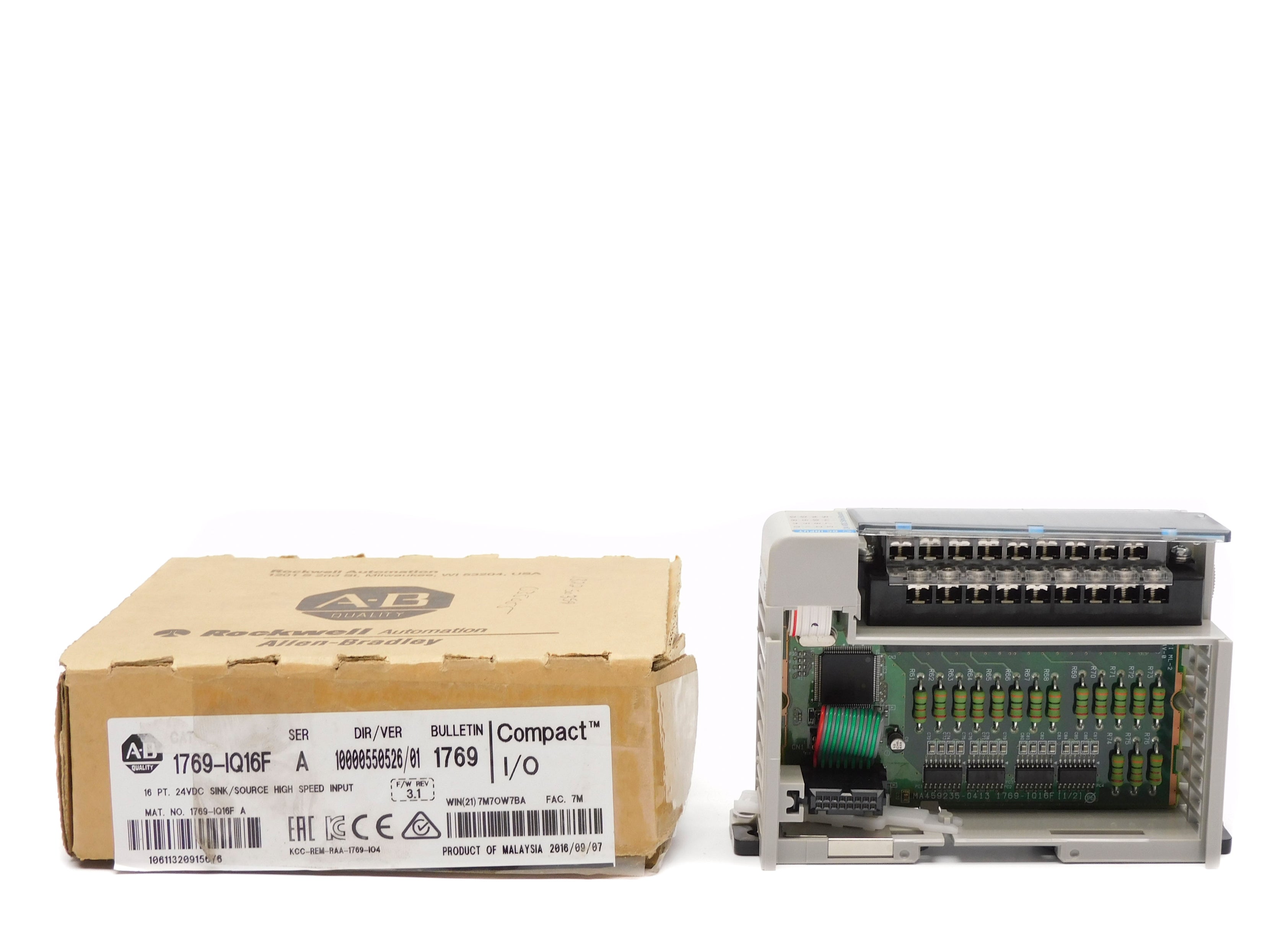 ALLEN BRADLEY 1769-IQ16F SER. A F/W 3.1 NSMP