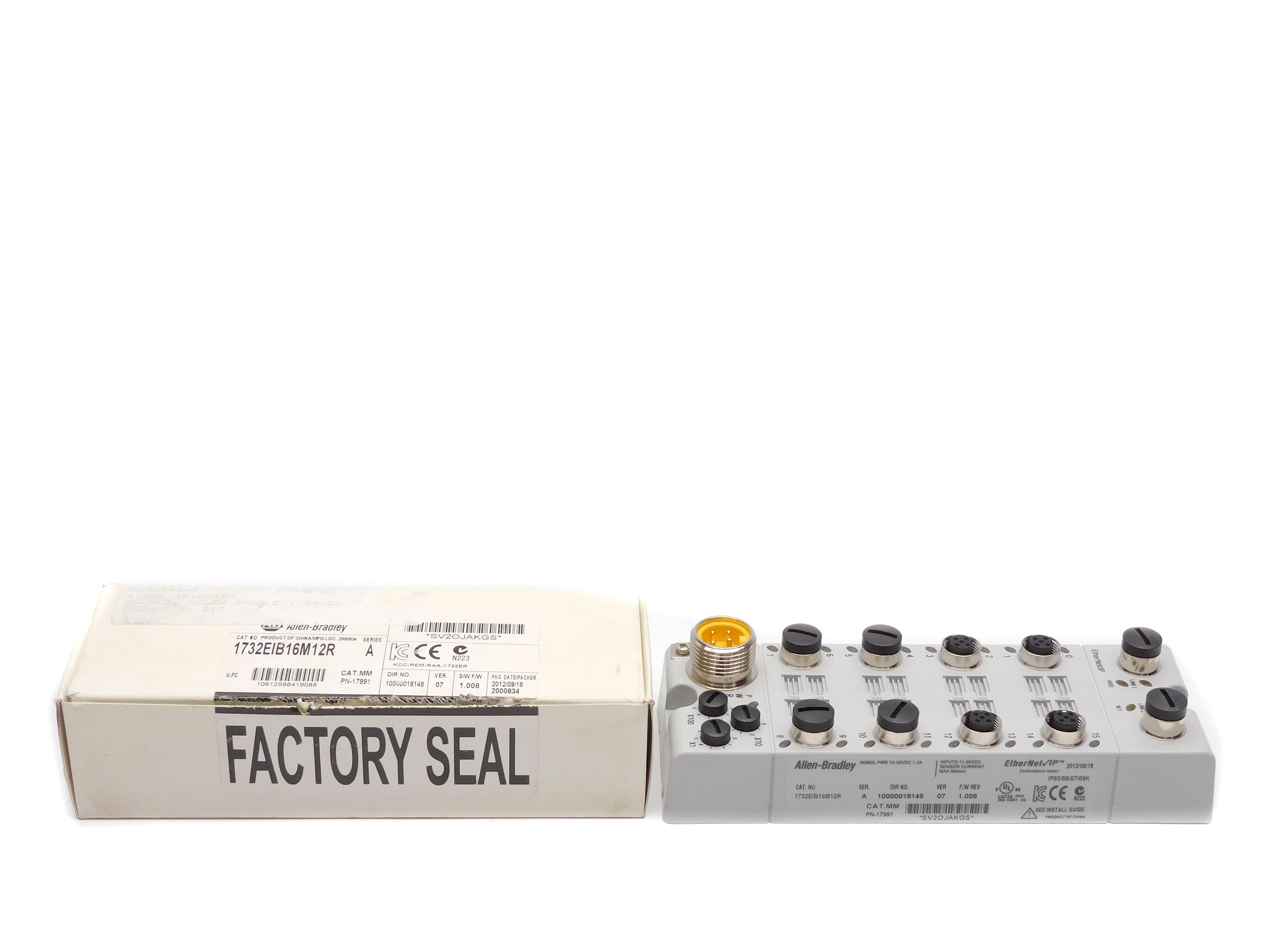 ALLEN BRADLEY 1732-EIB16M12R SER. A F/W 1.008 NSMP