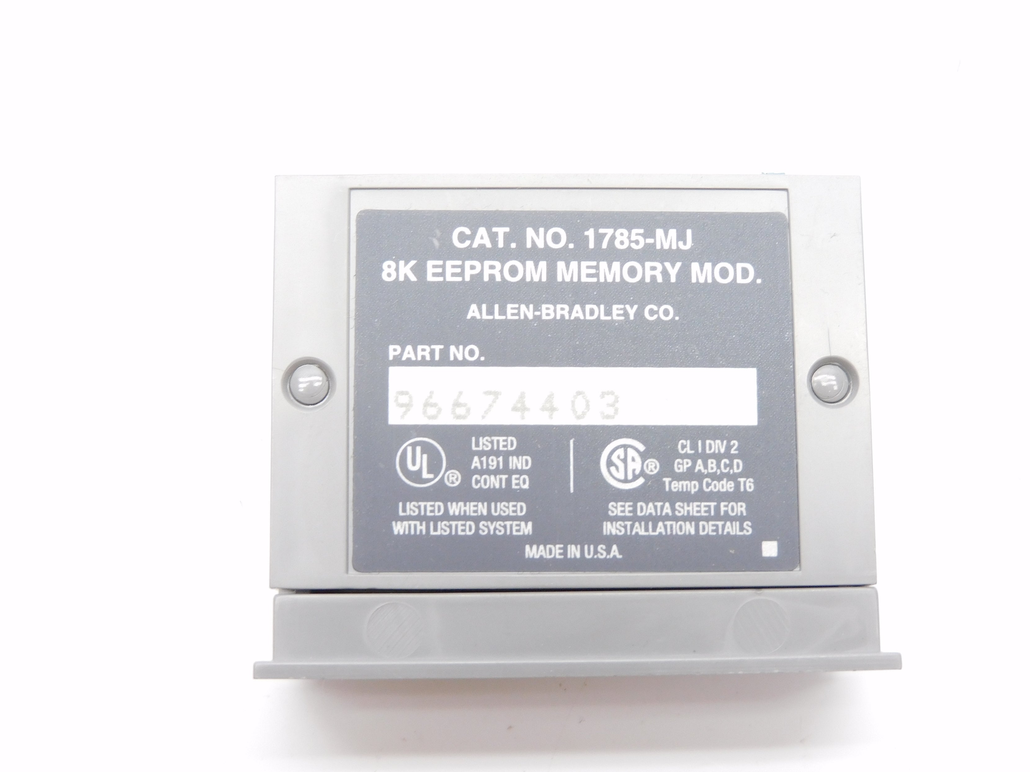 ALLEN BRADLEY 1785-MJ NSMP