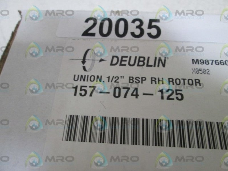 DEUBLIN UNION 1/2" ROTOR (WHITE BOX) 157-074-125 * FACTORY SEALED *