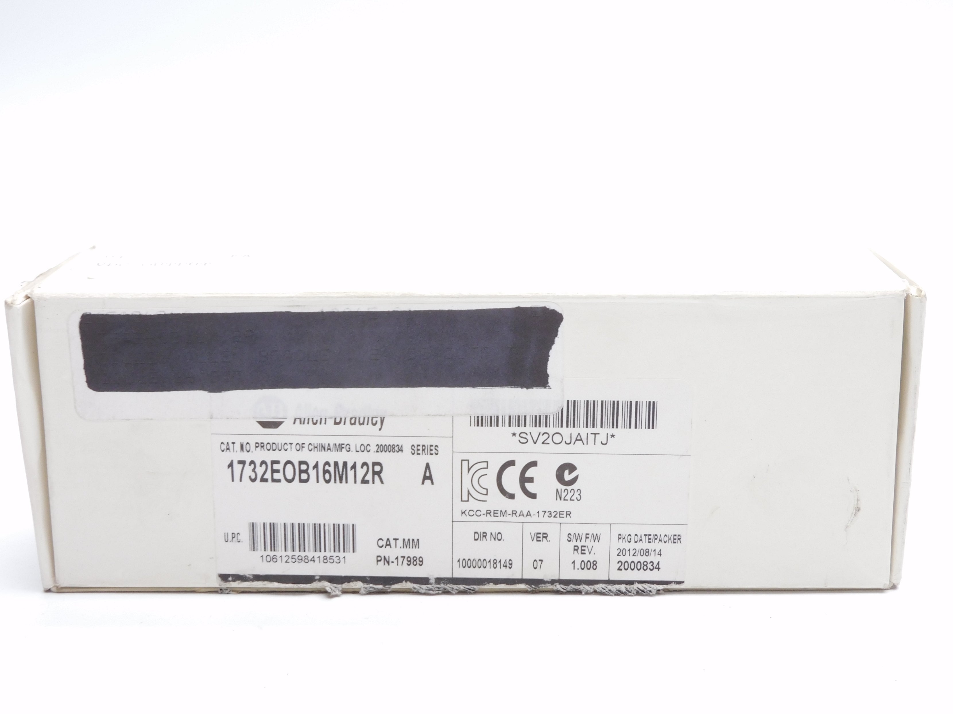ALLEN BRADLEY 1732-EOB16M12R SER. A F/W 1.008 (AS PICTURED) NSMP