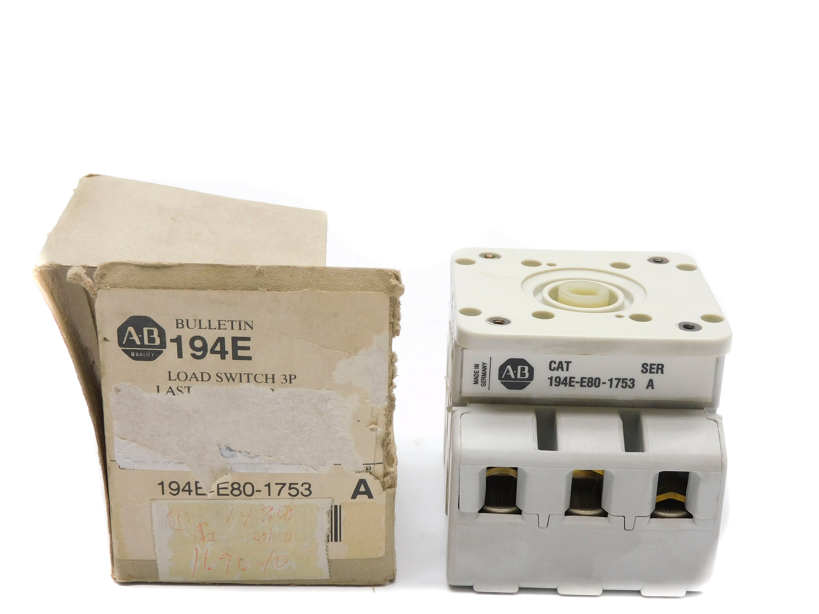ALLEN BRADLEY 194E-E80-1753 SER. A (WH) (AS PICTURED) NSMP