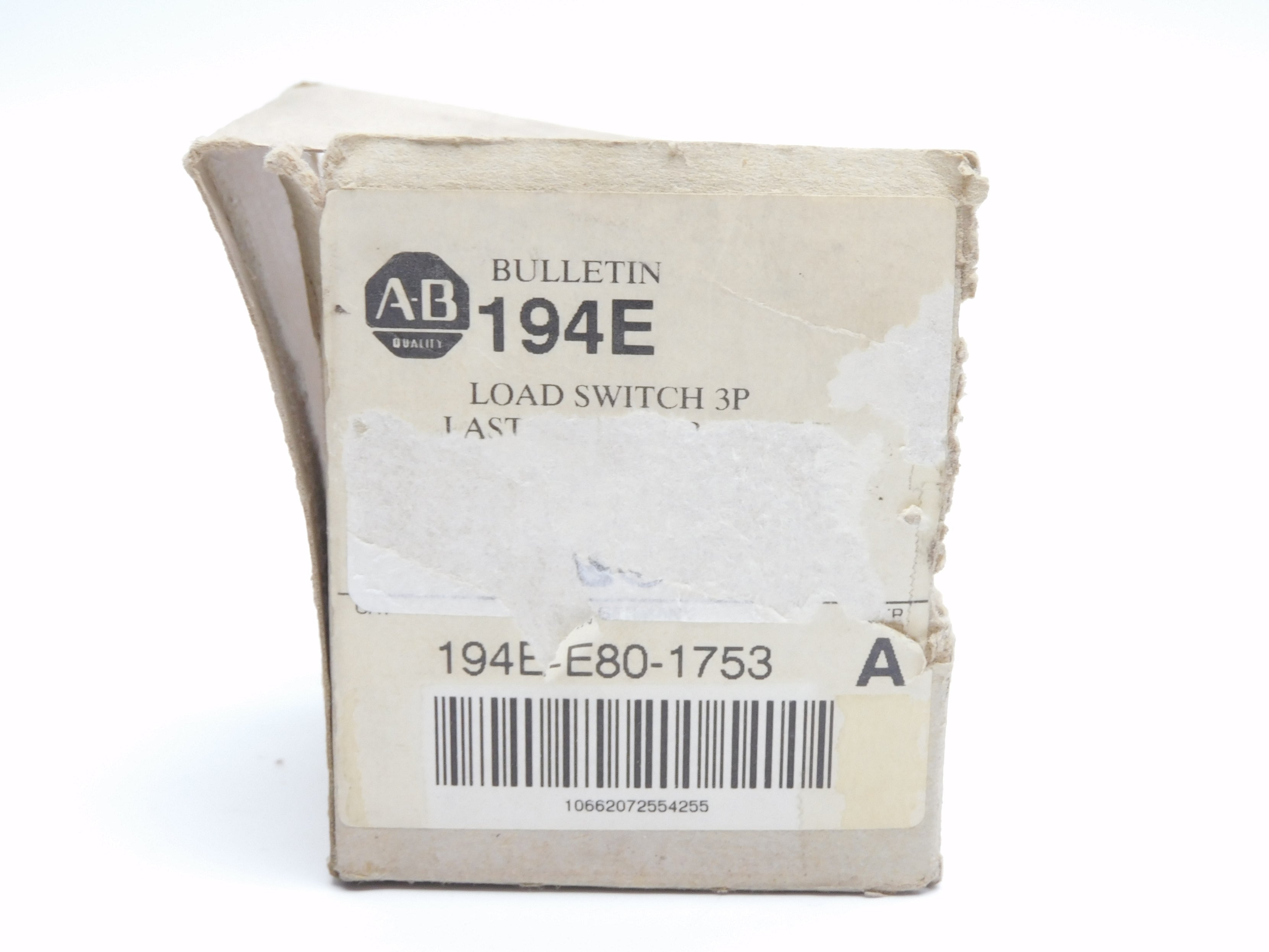 ALLEN BRADLEY 194E-E80-1753 SER. A (WH) (AS PICTURED) NSMP