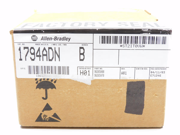 ALLEN BRADLEY 1794-ADN SER. B DATE: 2003 NSFS
