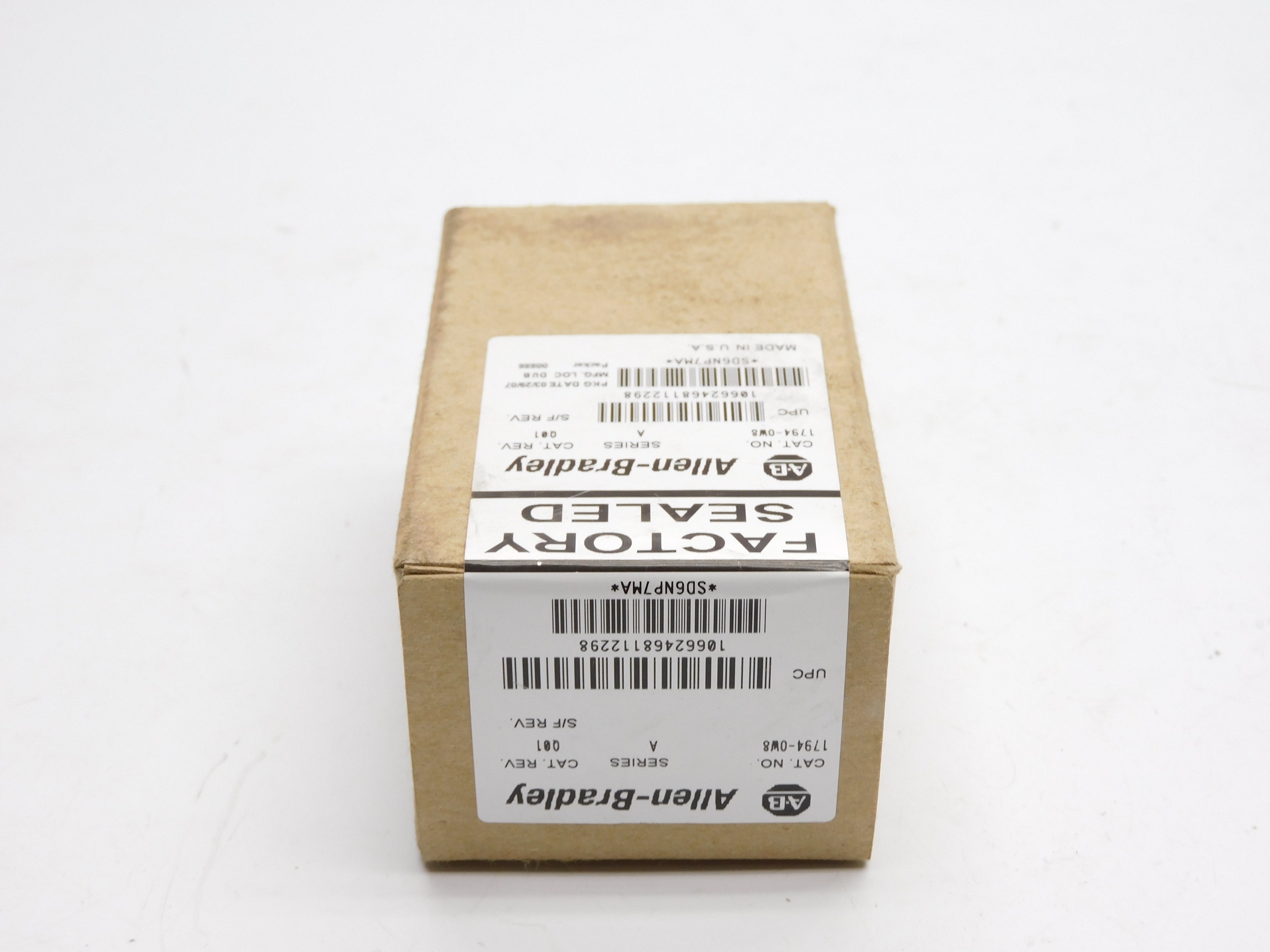 ALLEN BRADLEY 1794-OW8 SER. A DATE: 2007 NSFS