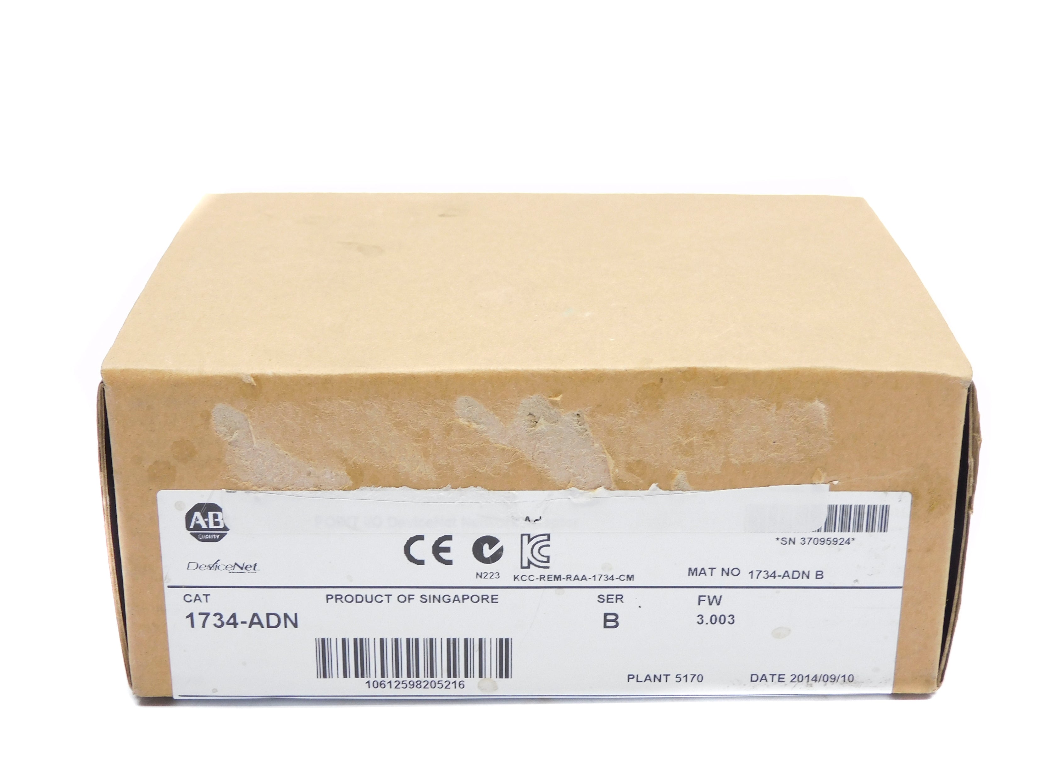 ALLEN BRADLEY 1734-ADN SER. B F/W 3.003 DATE: 2014 NSFS