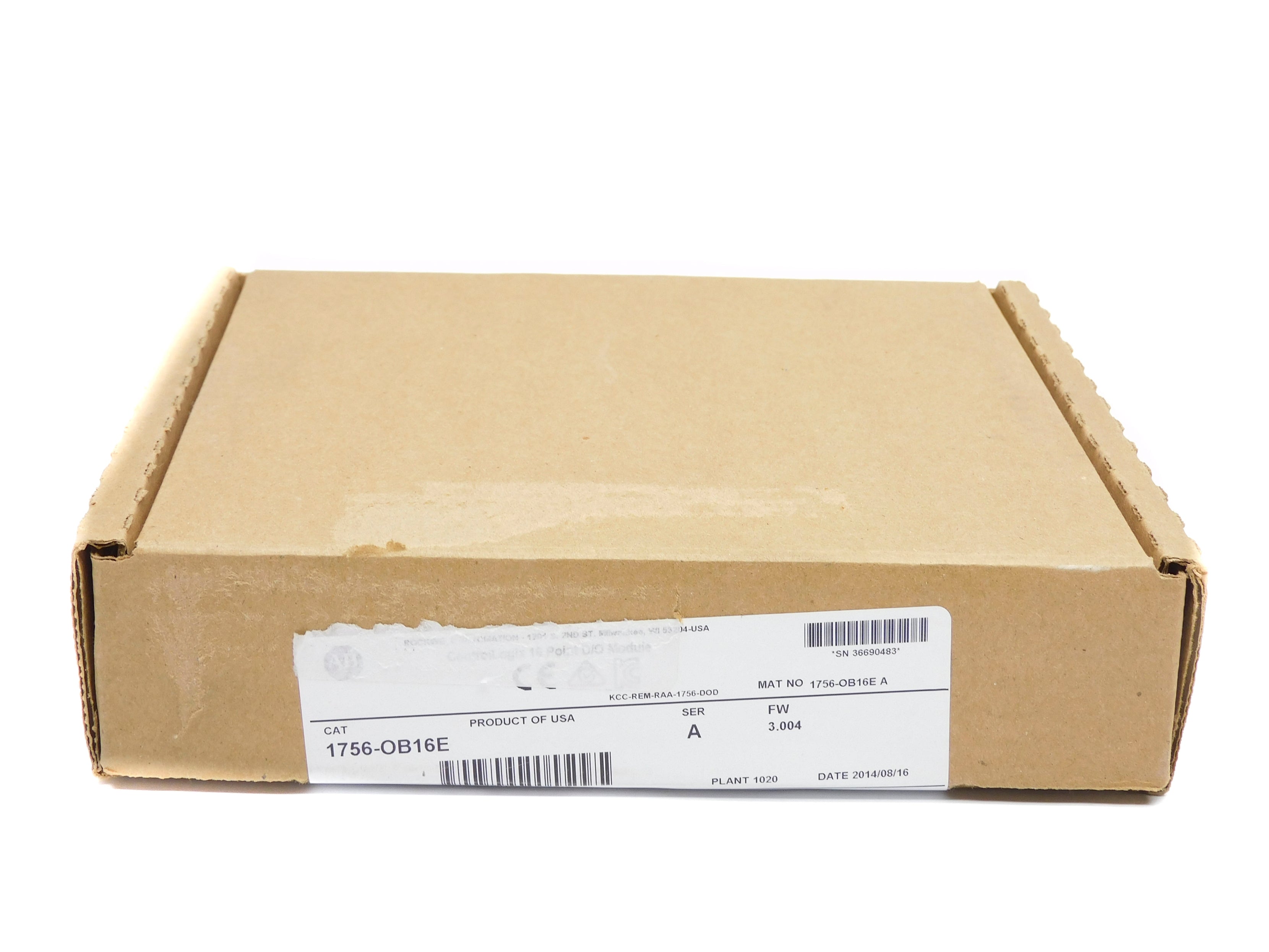 ALLEN BRADLEY 1756-OB16E SER. A F/W 3.004 DATE: 2014 NSFS