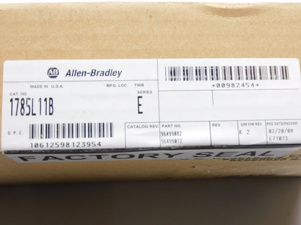 ALLEN BRADLEY 1785-L11B SER. E F/W K.2 DATE: 2008 NSFS