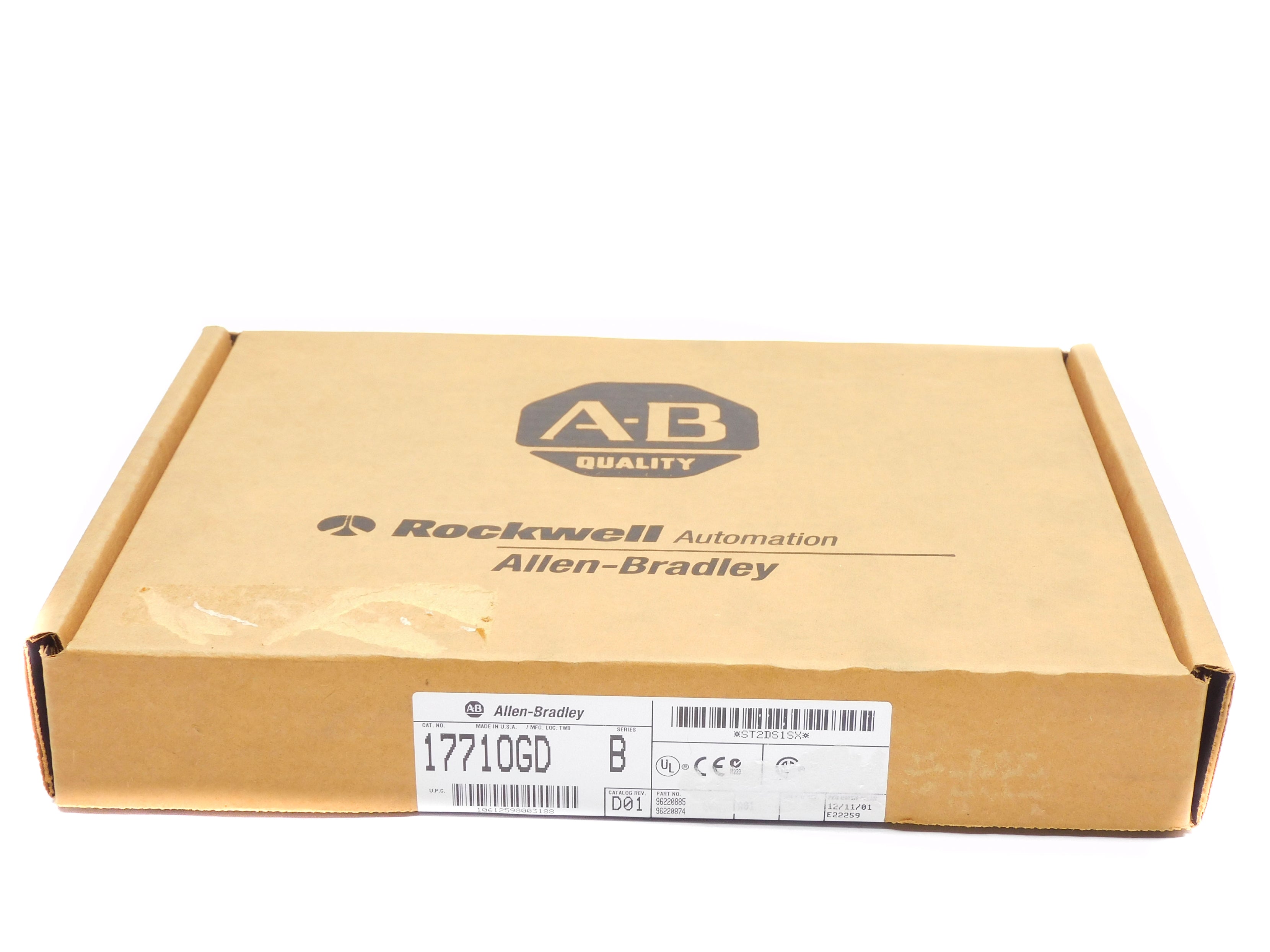 ALLEN BRADLEY 1771-OGD SER. B DATE: 2001 NSFS