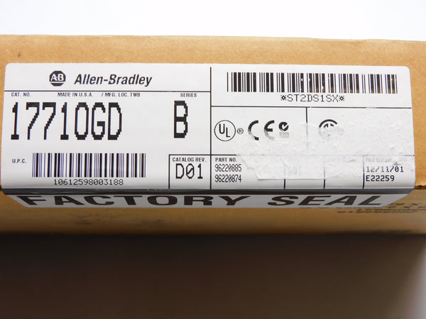 ALLEN BRADLEY 1771-OGD SER. B DATE: 2001 NSFS