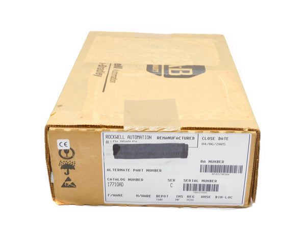 ALLEN BRADLEY 1771-OAD SER. C DATE: 2005 REMAN
