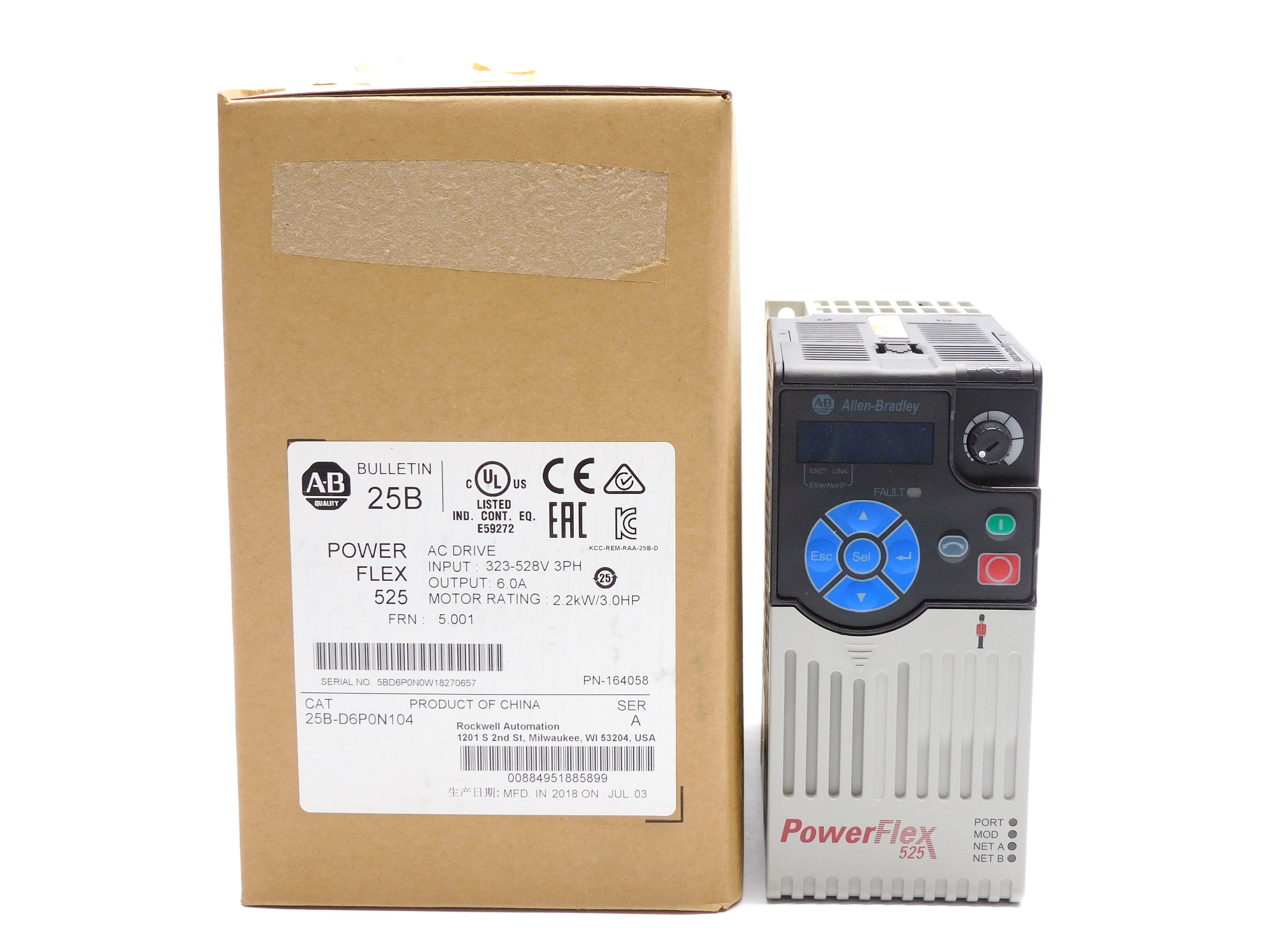 ALLEN BRADLEY 25B-D6P0N104 SER. A F/W 5.001 NSMP