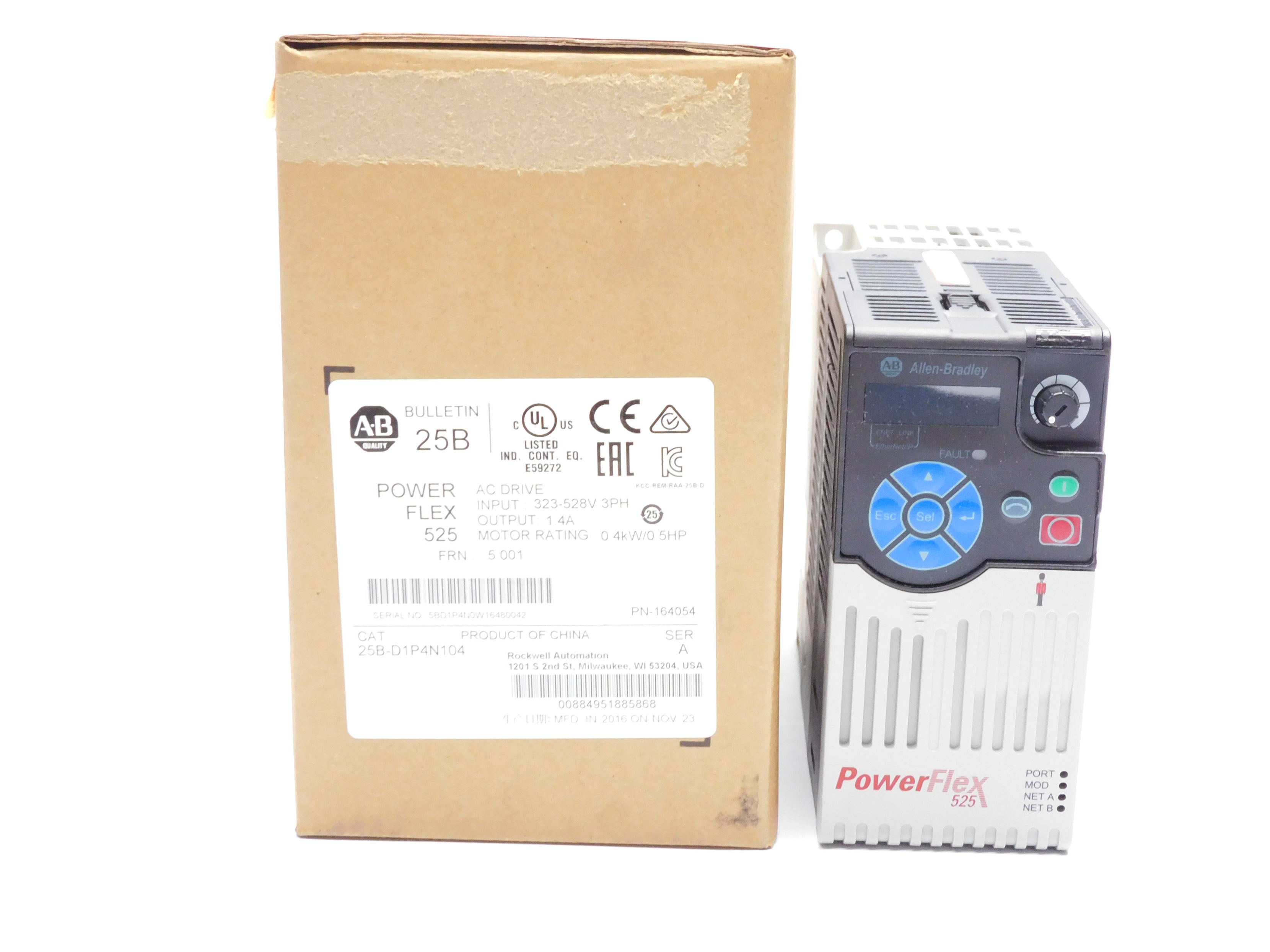 ALLEN BRADLEY 25B-D1P4N104 SER. A F/W 5.001 (AS PICTURED) NSMP