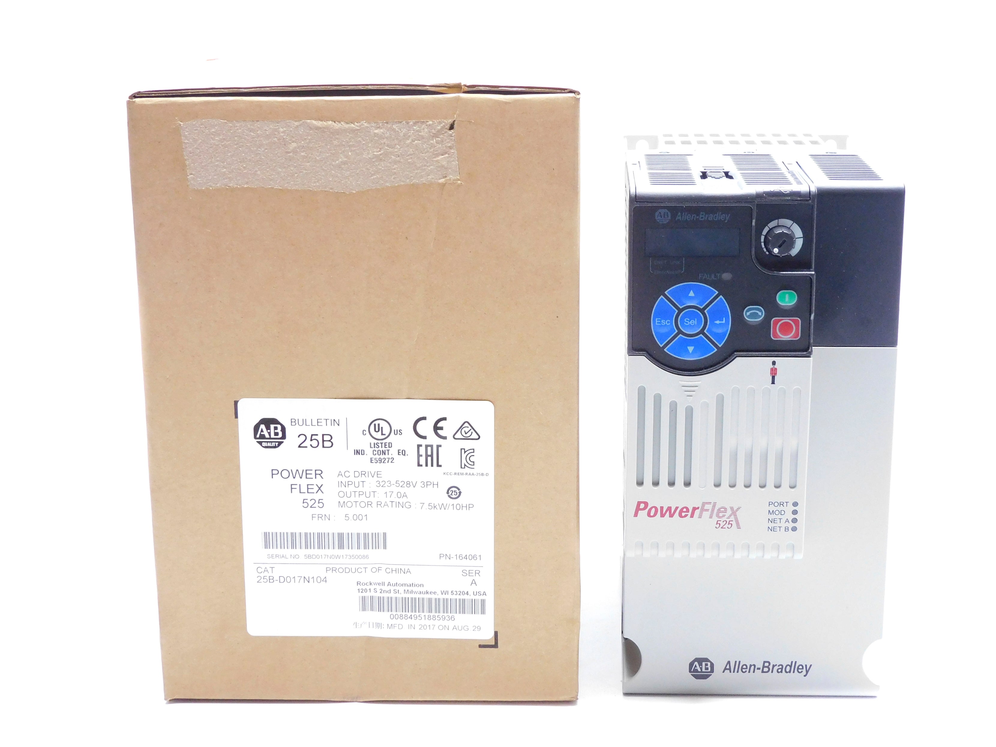 ALLEN BRADLEY 25B-D017N104 SER. A F/W 5.001 NSMP