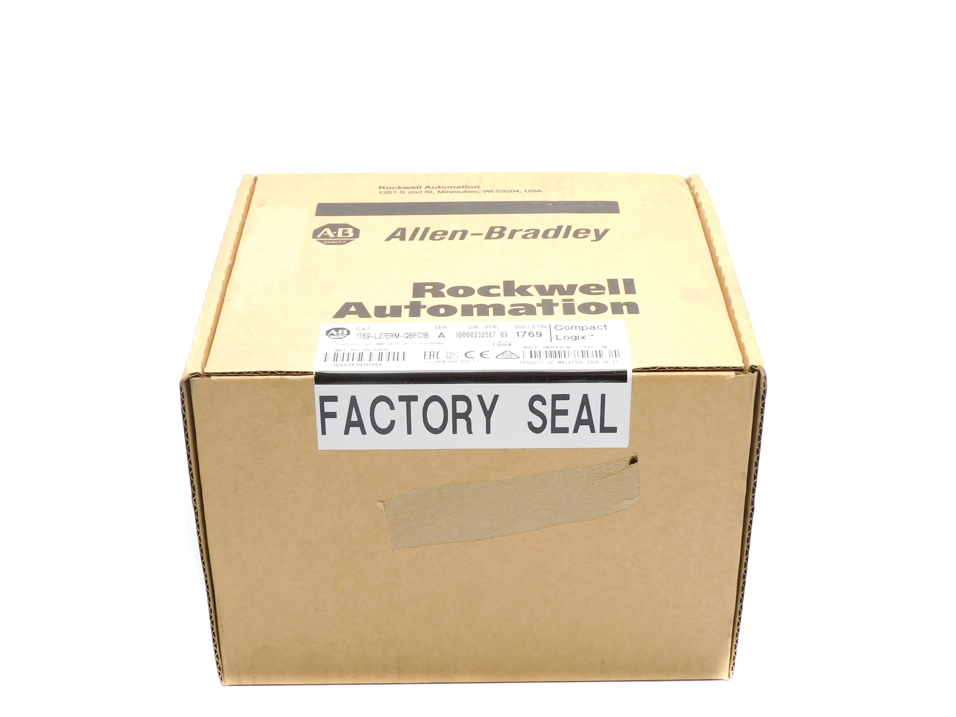 ALLEN BRADLEY 1769-L27ERM-QBFC1B SER. A F/W 1.004 DATE: 2016 NSFS
