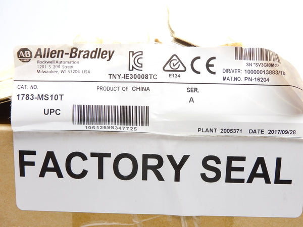 ALLEN BRADLEY 1783-MS10T SER. A 18-60VDC 2.0A NSMP