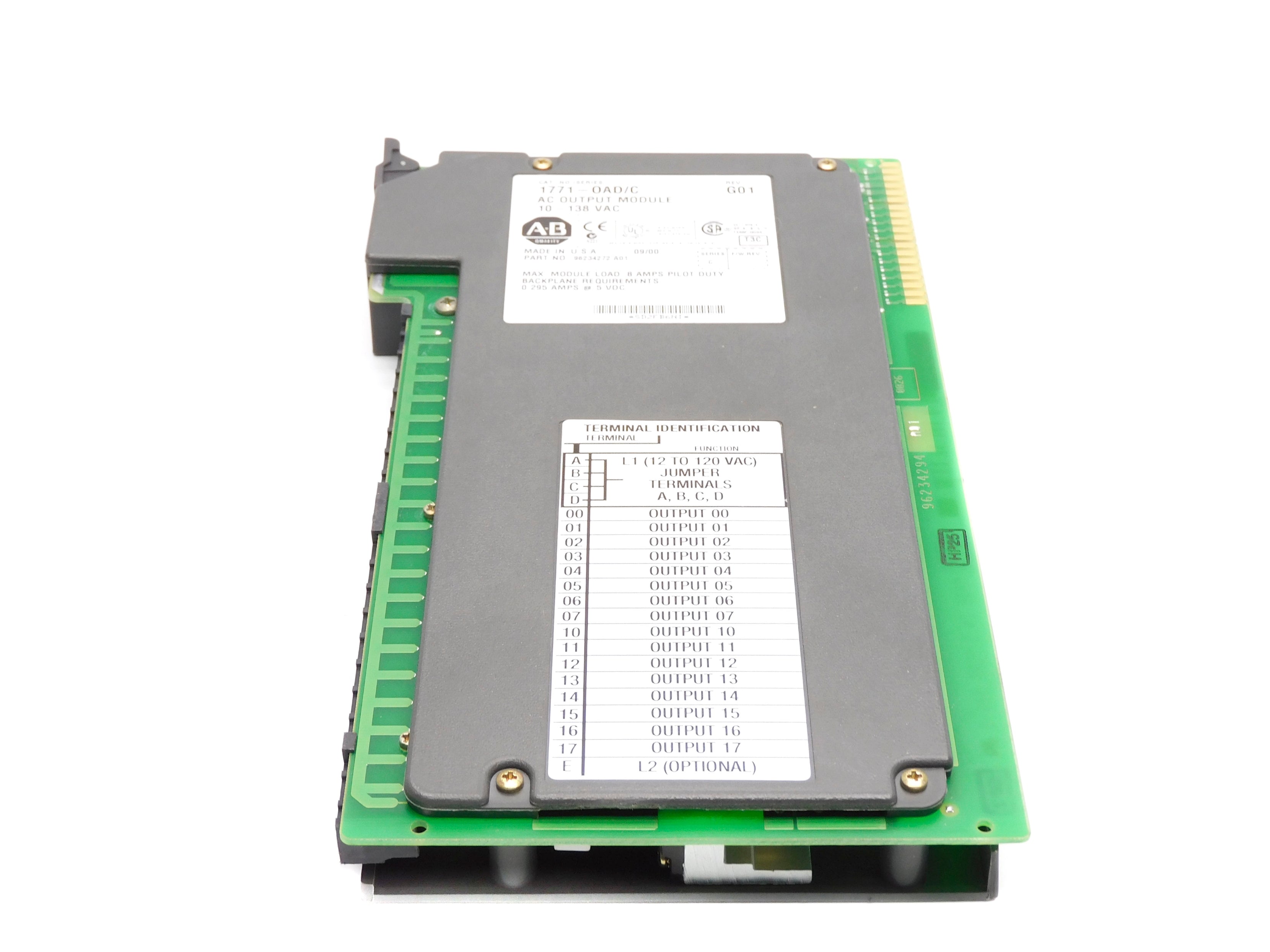 ALLEN BRADLEY 1771-OAD SER. C (NO FUSE) UNMP