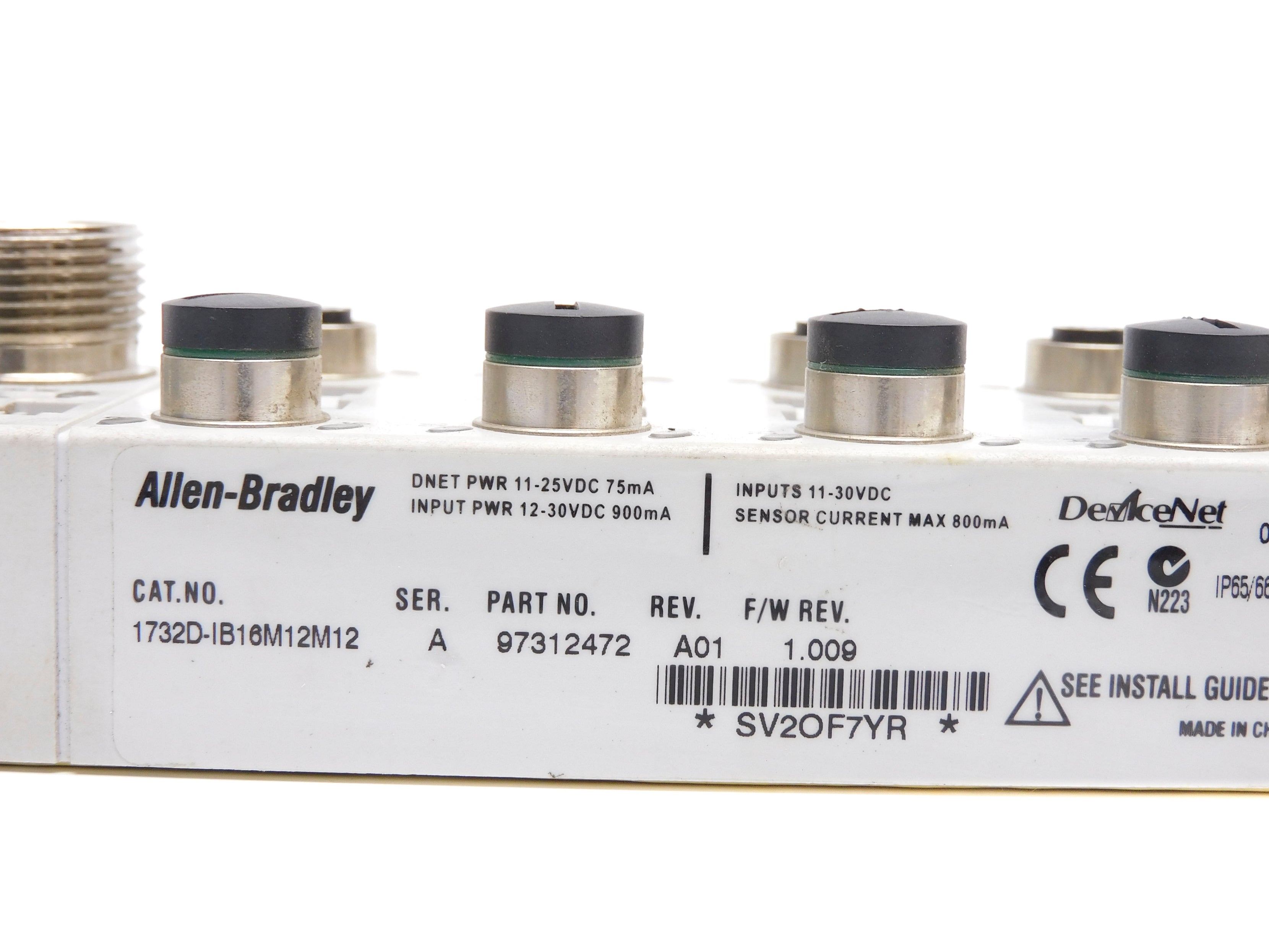 ALLEN BRADLEY 1732D-IB16M12M12 SER. A F/W 1.009 UNMP