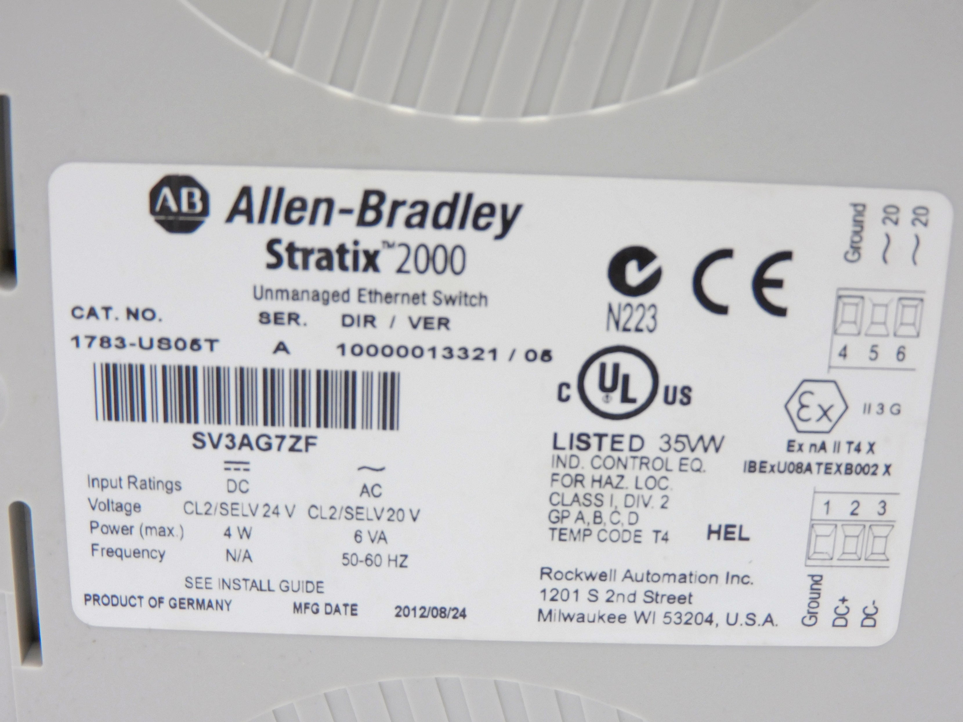 ALLEN BRADLEY 1783-US05T SER. A NSMP
