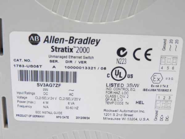 ALLEN BRADLEY 1783-US05T SER. A NSMP