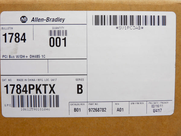 ALLEN BRADLEY 1784-PKTX SER. B NSMP