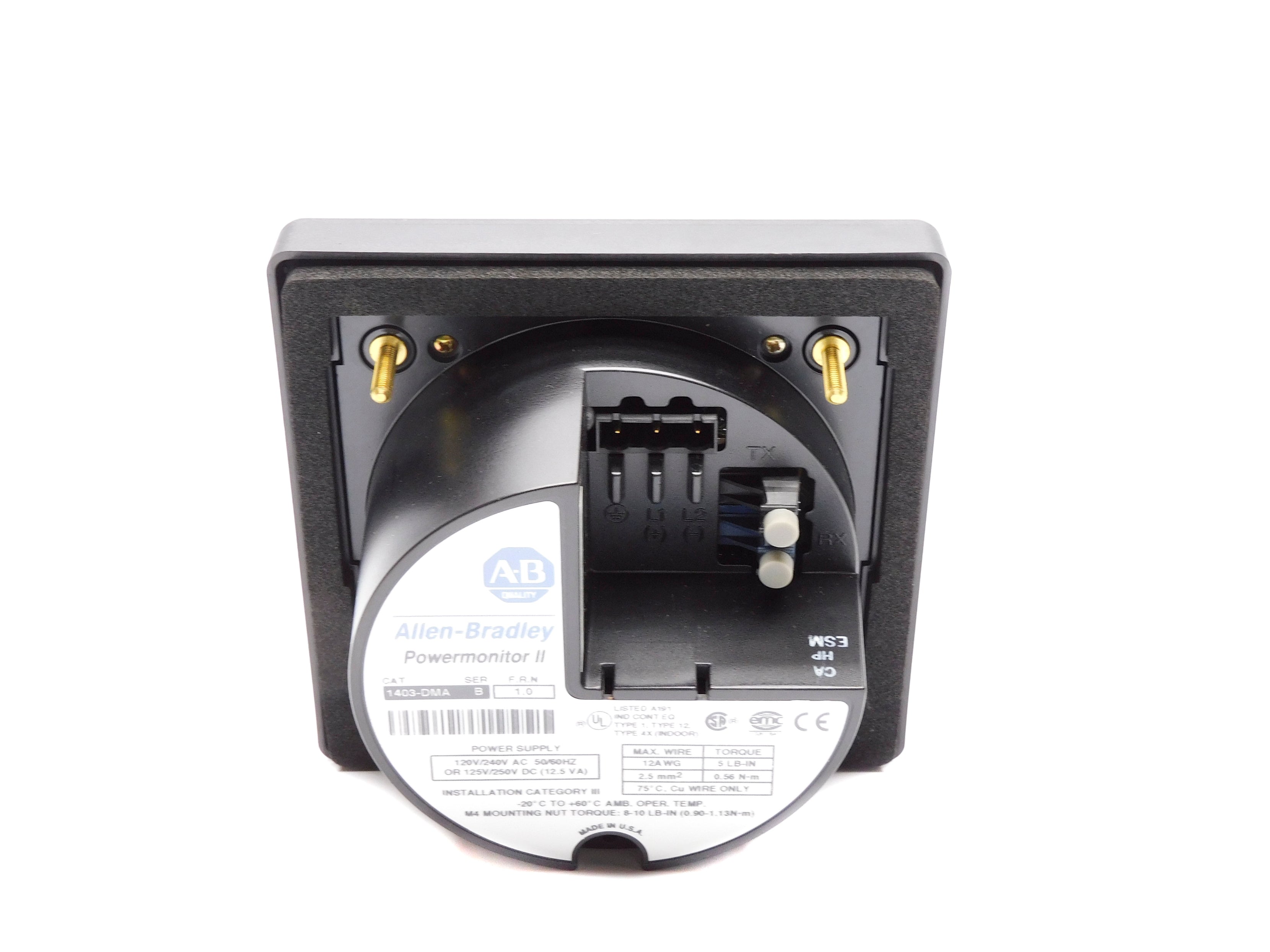 ALLEN BRADLEY 1403-DMA SER. B 120/240VAC F/W 1.0 (BR/WH) NSMP