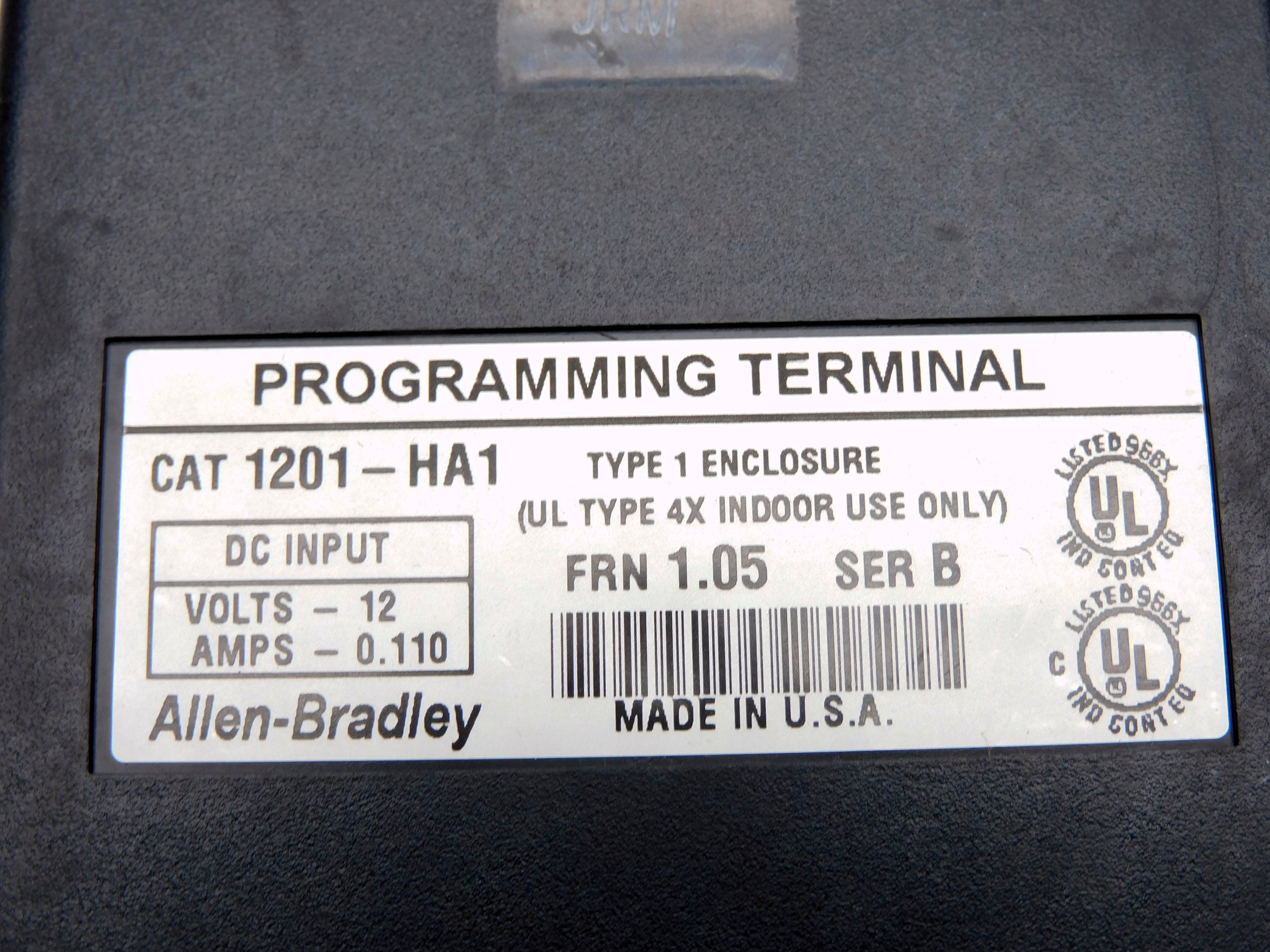 ALLEN BRADLEY 1201-HA1 SER. B F/W 1.05 NSMP