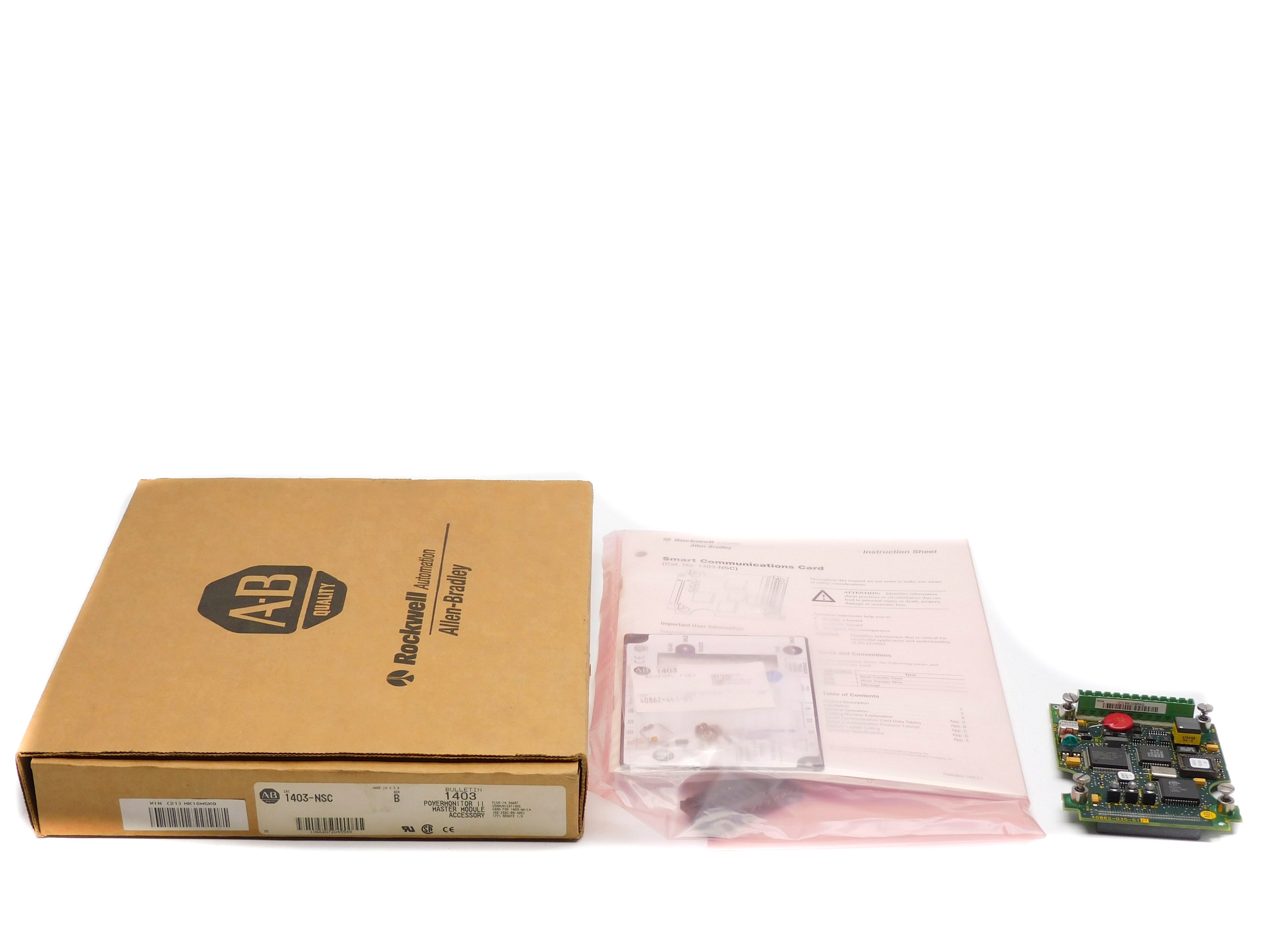 ALLEN BRADLEY 1403-NSC SER. B (BR/WH) NSMP