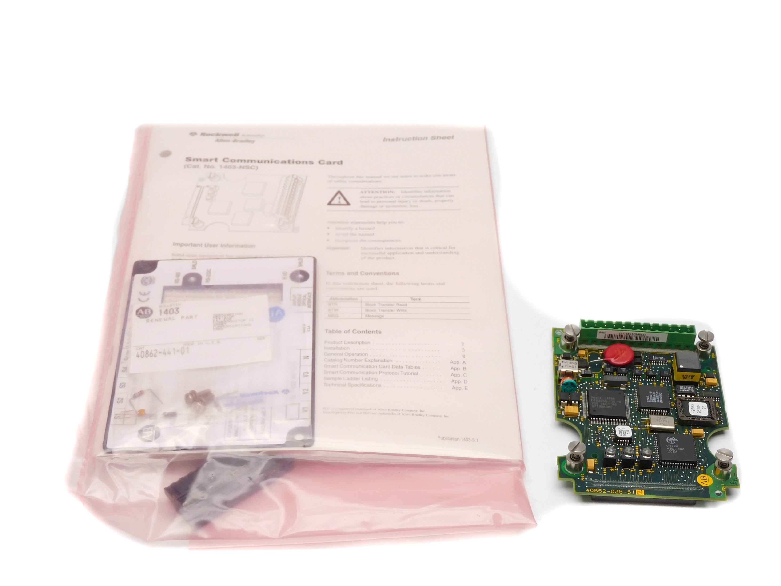 ALLEN BRADLEY 1403-NSC SER. B (BR/WH) NSMP