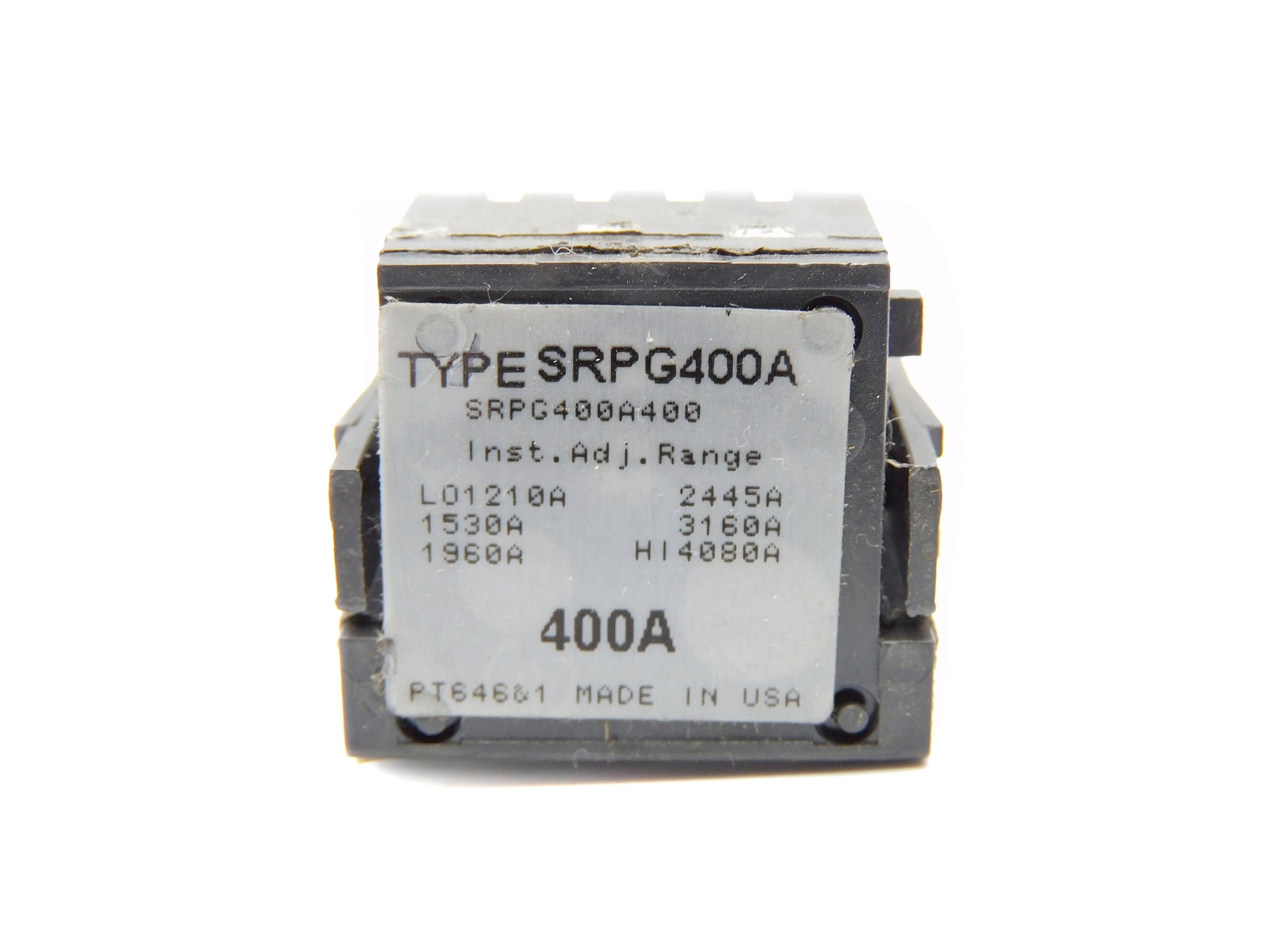 GENERAL ELECTRIC SRPG400A400 NSMP