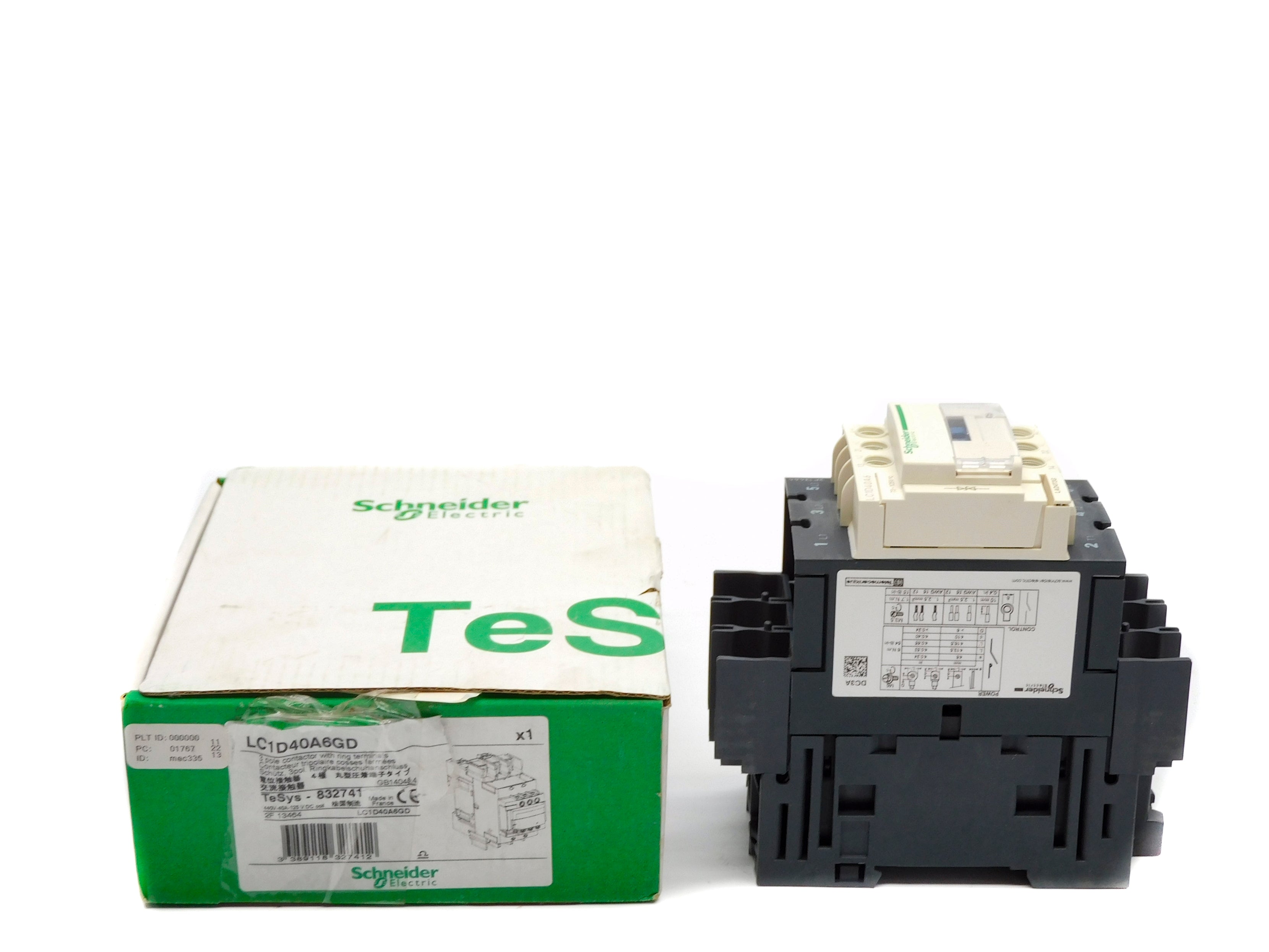 SCHNEIDER LC1D40A6GD 440V NSMP