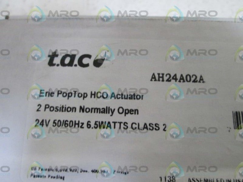 T.A.C ACTUATOR AH24A02A *NEW IN BOX *