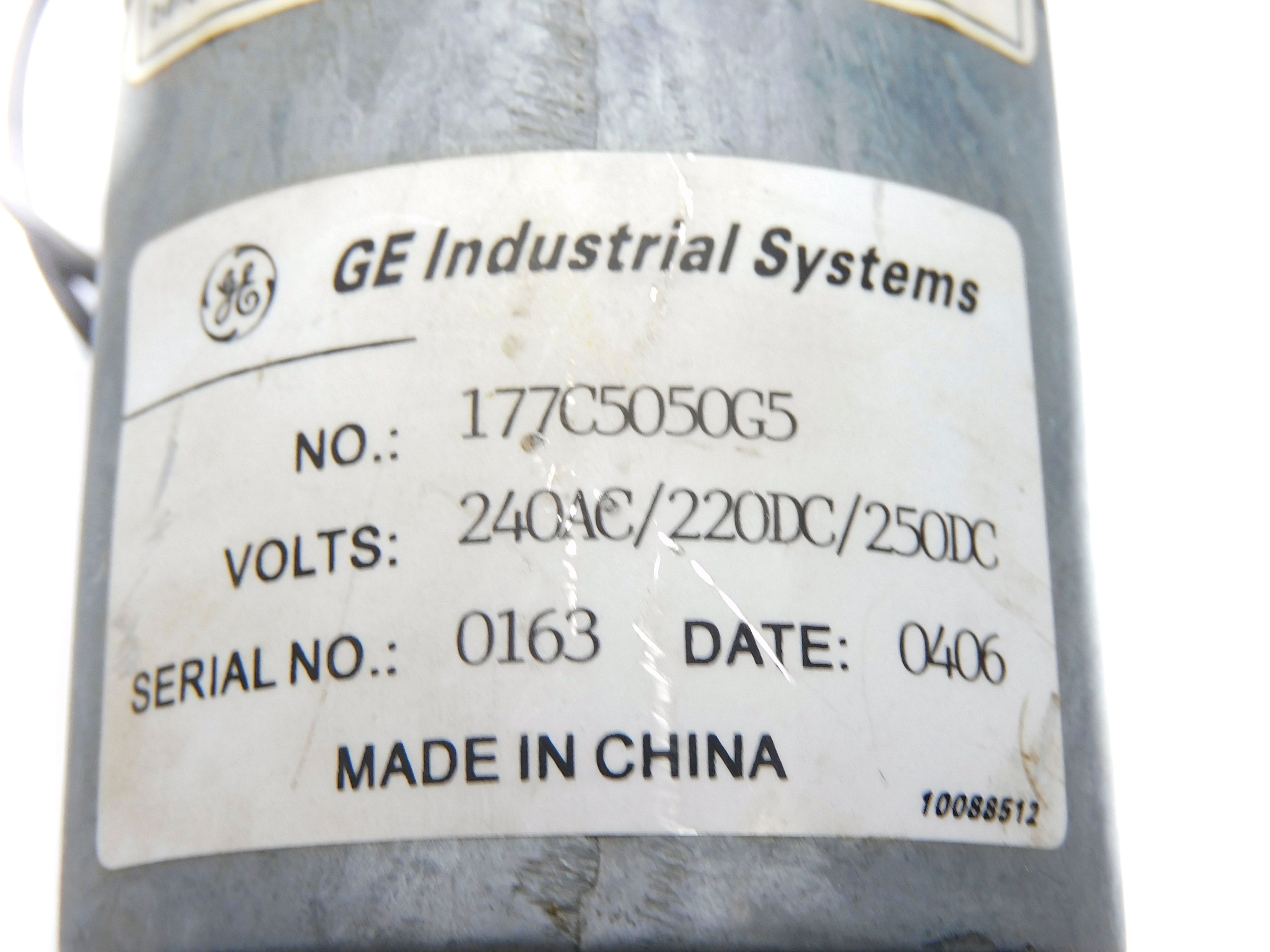 GENERAL ELECTRIC 177C5050G5 NSNP