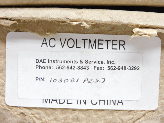 DAE YOKOGAWA 103021P2SJ 0-600VAC NSMP